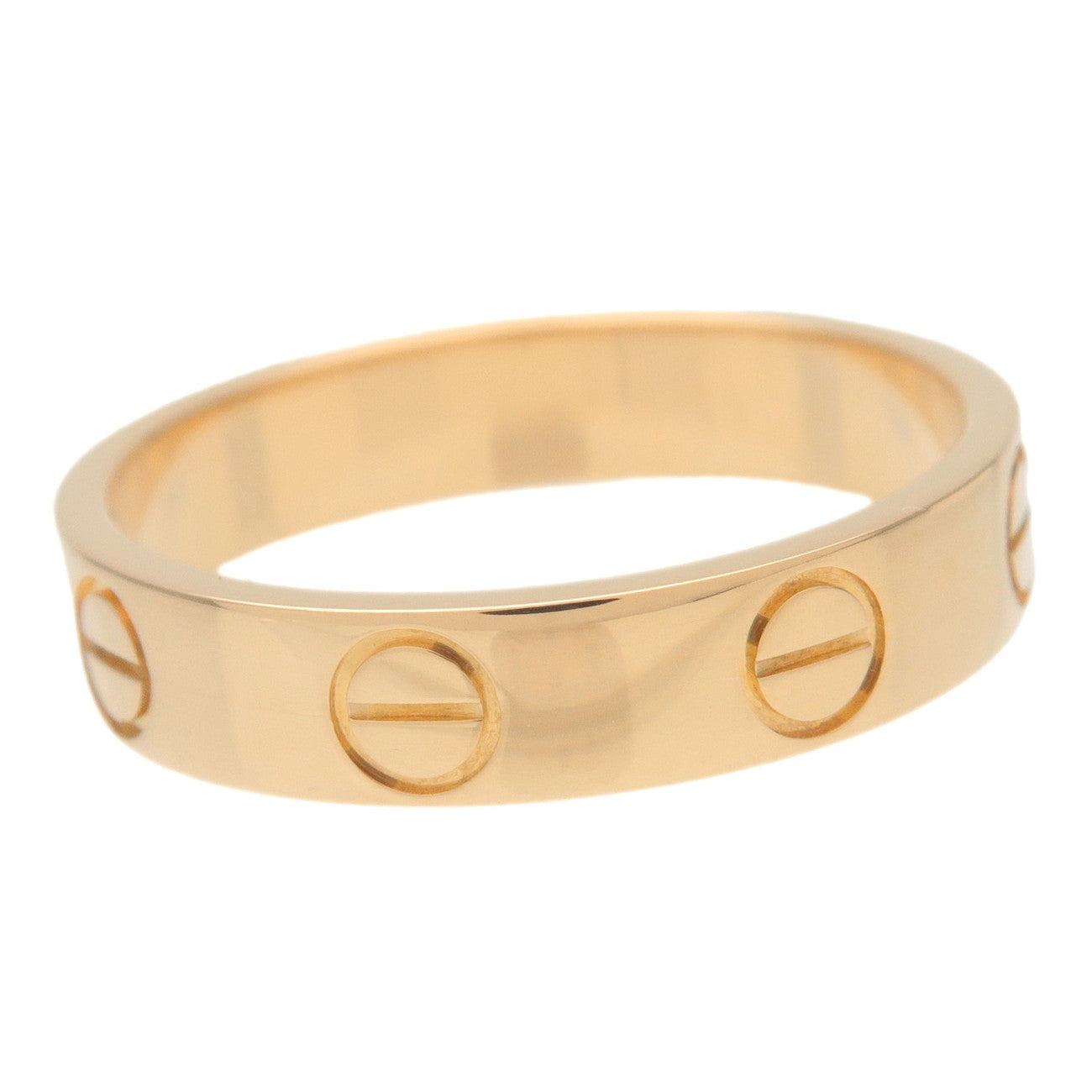 Cartier Mini Love Ring K18YG 750YG Yellow Gold #48 US4.5 EU48 Used