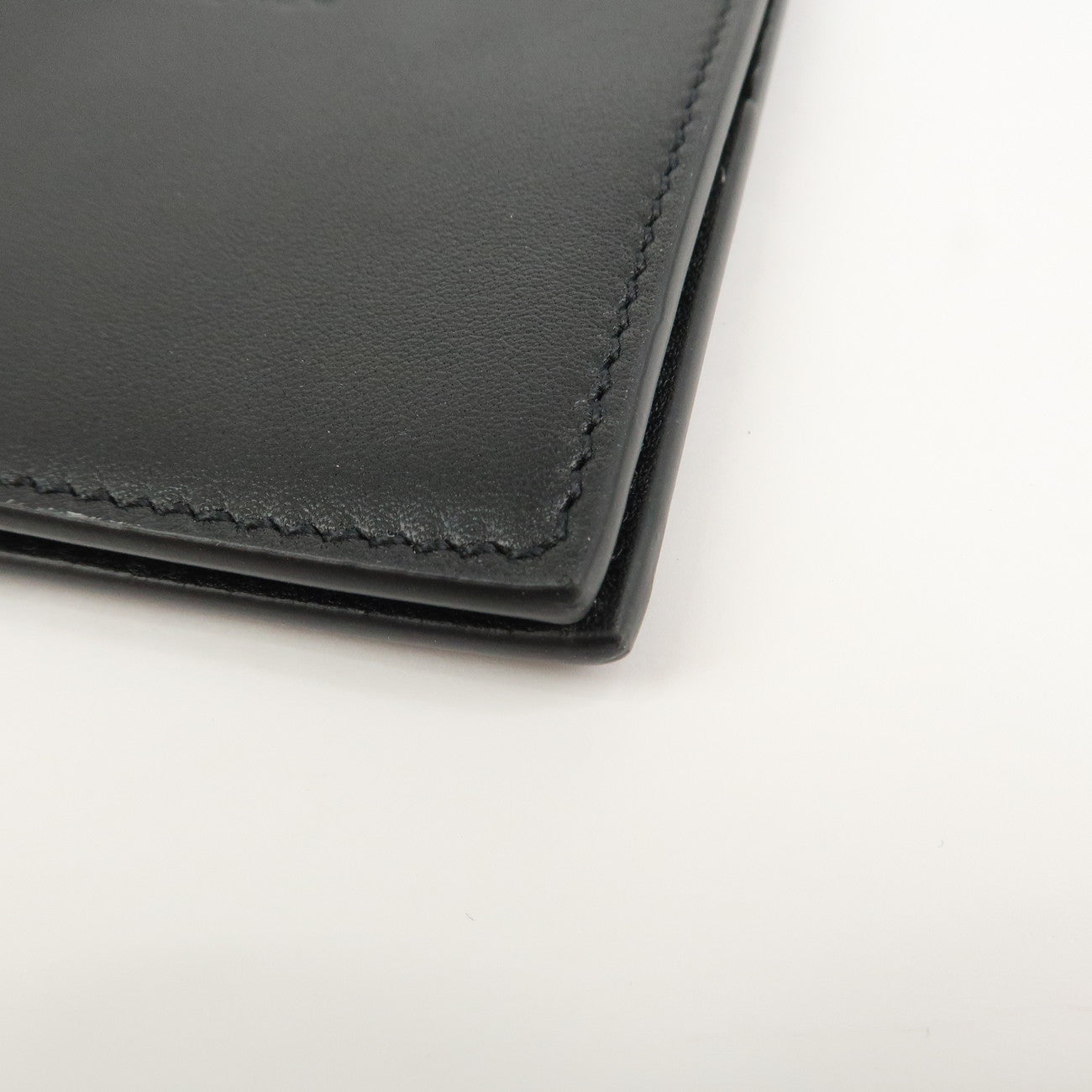 Ferragamo Logo Leather Agenda Planner Cover Black