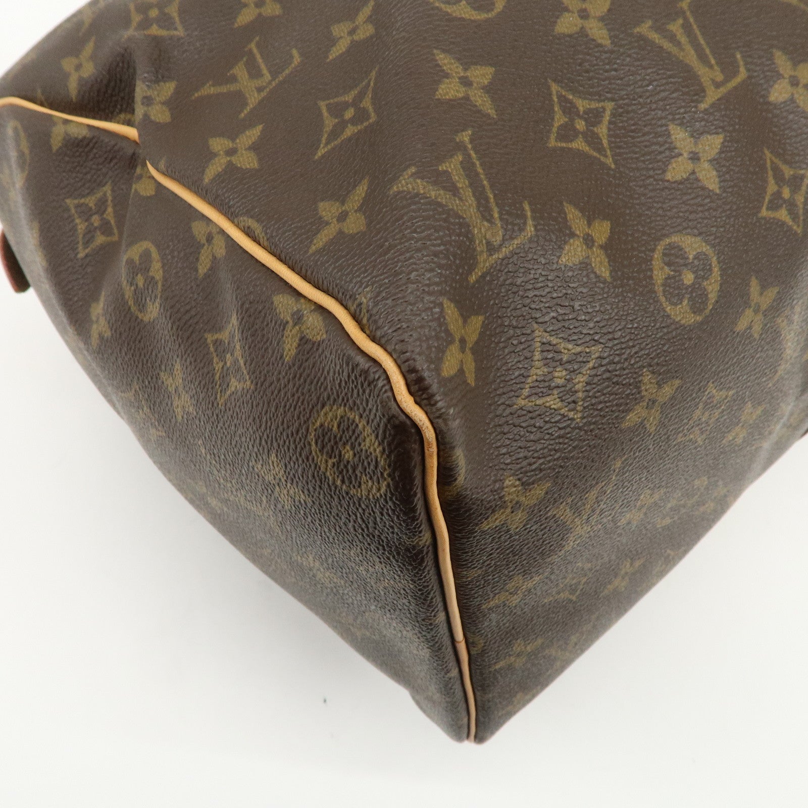 Louis Vuitton Monogram Canvas Keep All 45 Boston Bag Brown M41428
