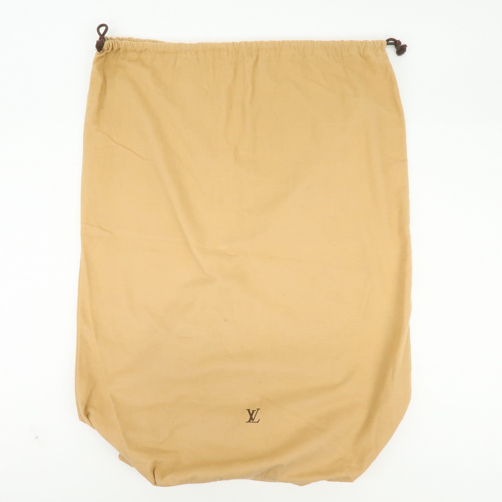 Louis Vuitton Set of 12 Dust Bag Storage Bag Drawstring Style Beige