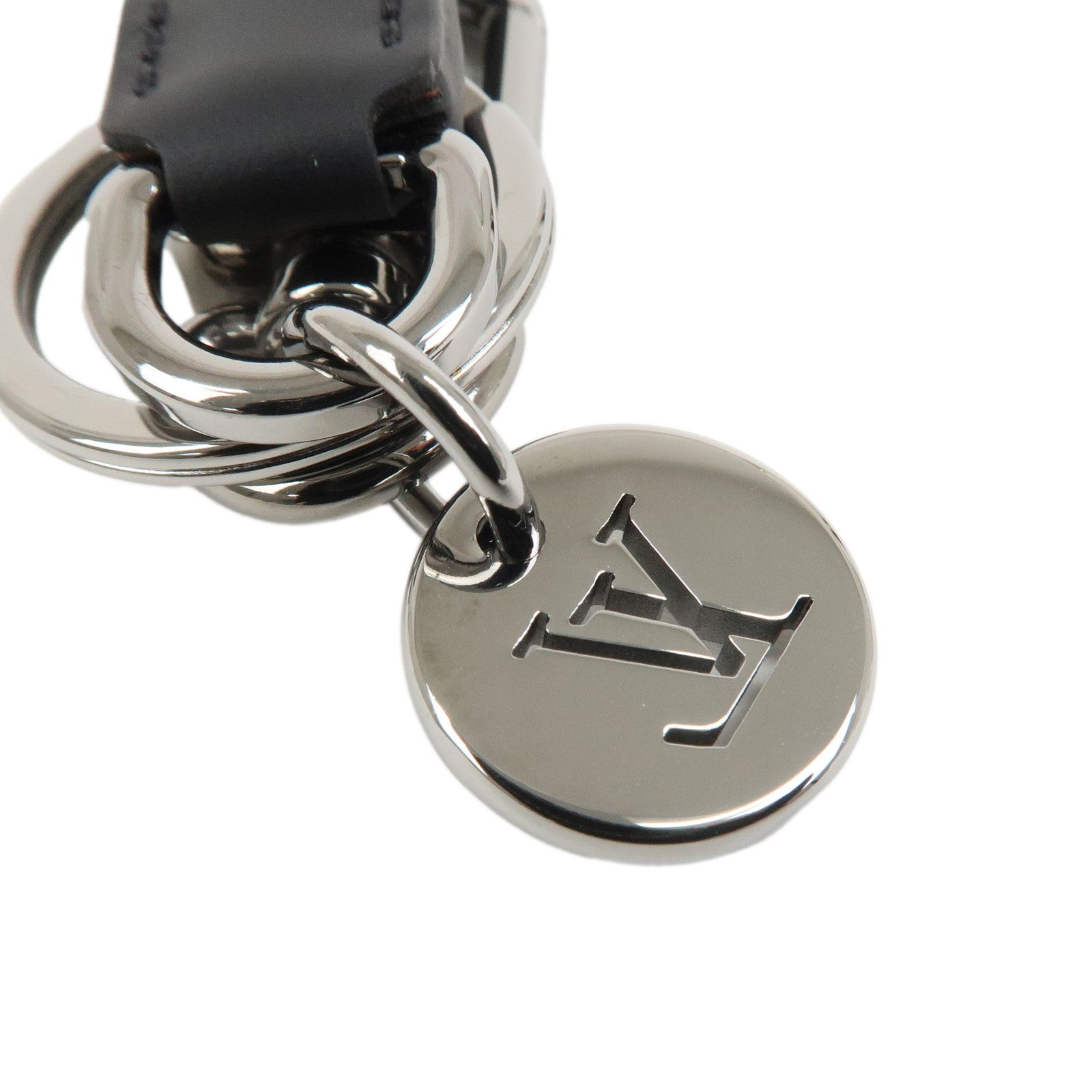 Louis Vuitton Monogram Eclipse Porte Cles Dragonne Key Chain M61950