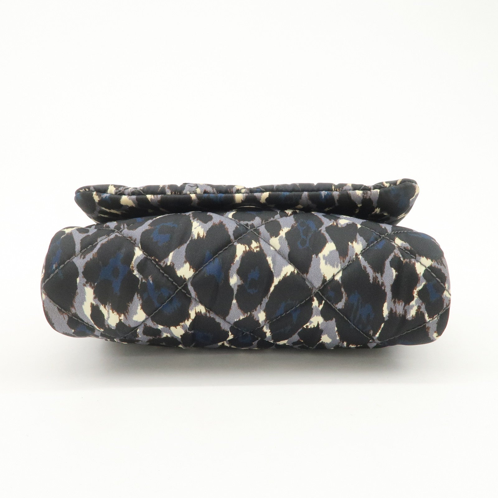 Ferragamo Vara Ribbon Nylon Shoulder Bag Crossbody Bag Black Blue