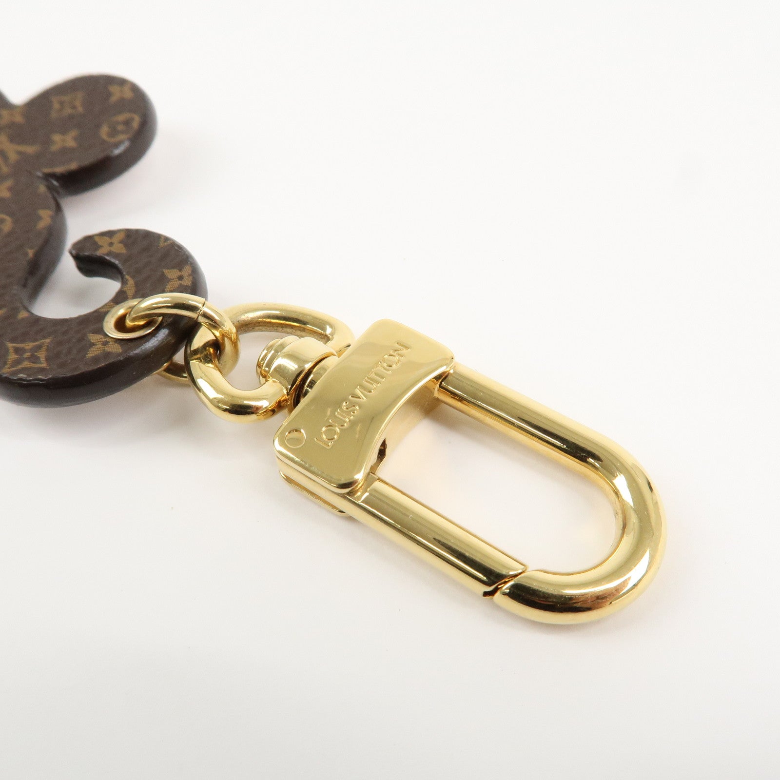 Louis Vuitton Monogram Porte Cles Vuittonite Mouse Bag Charm M69014 Used