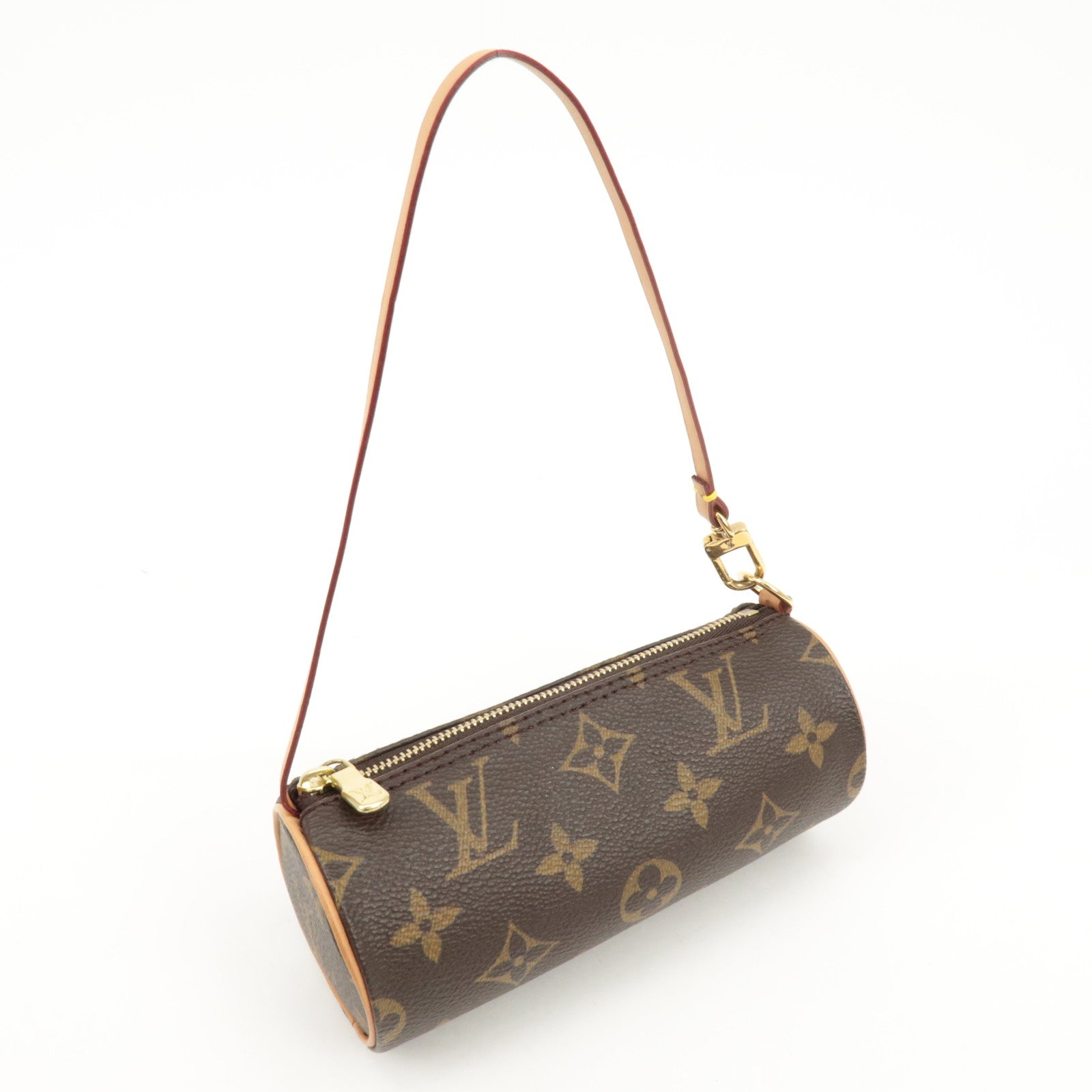 Louis Vuitton Monogram Mini Papillon Pouch for Papillon Bag Brown Used