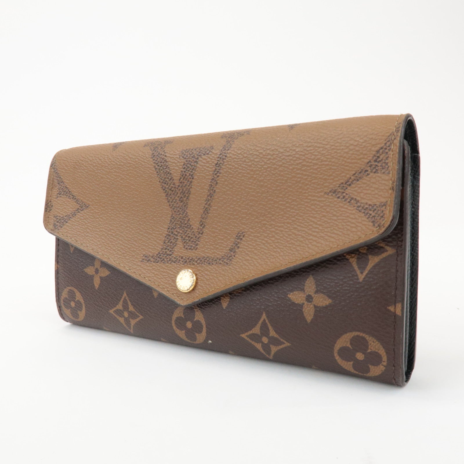 Louis Vuitton Monogram Reverse Portefeuille Sarah Wallet M80726