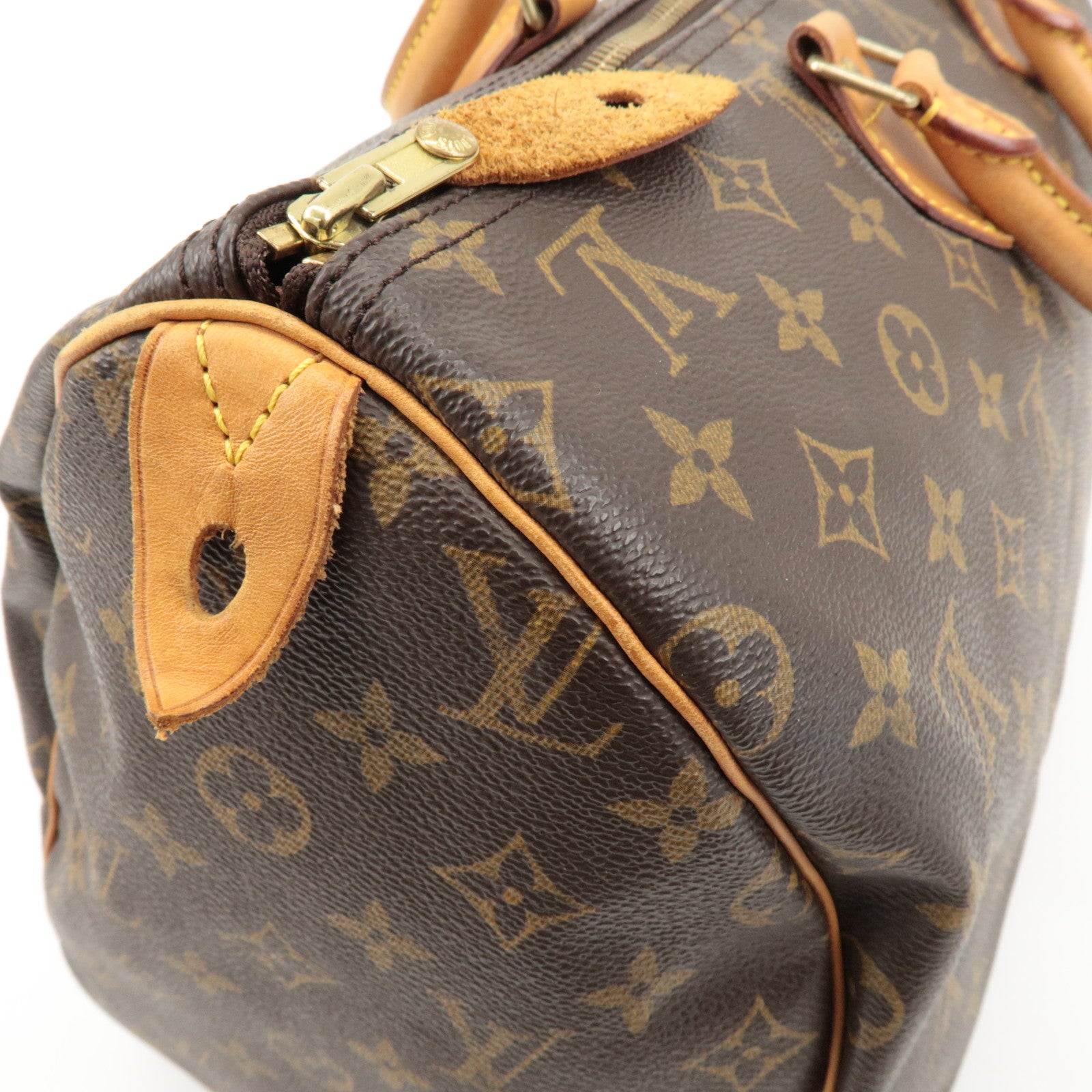 Louis Vuitton Monogram Speedy 40 Hand Bag Boston Bag M41522 Used