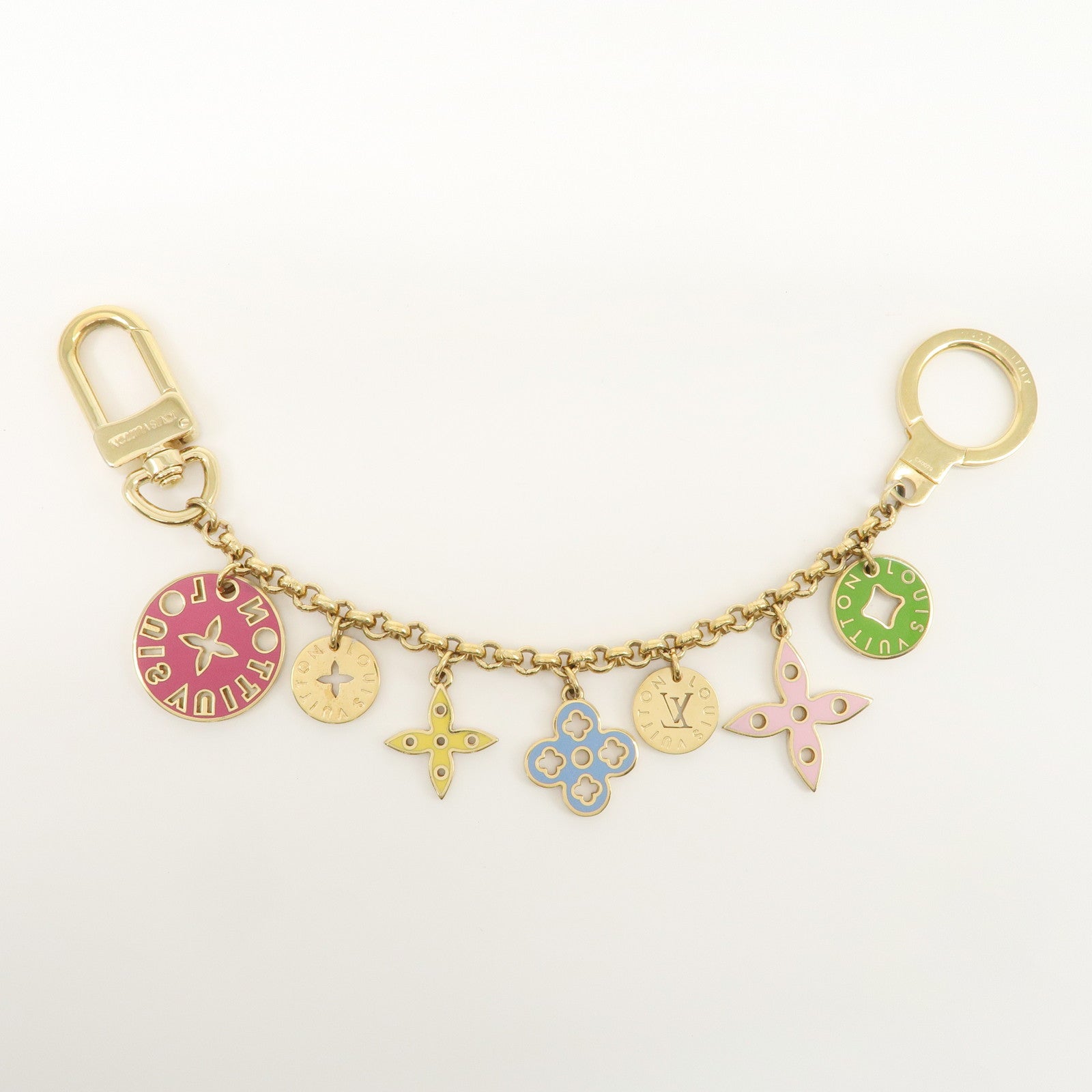 Louis Vuitton Monogram Metal Porte Cles Chaine Looping Bag Chain M66474