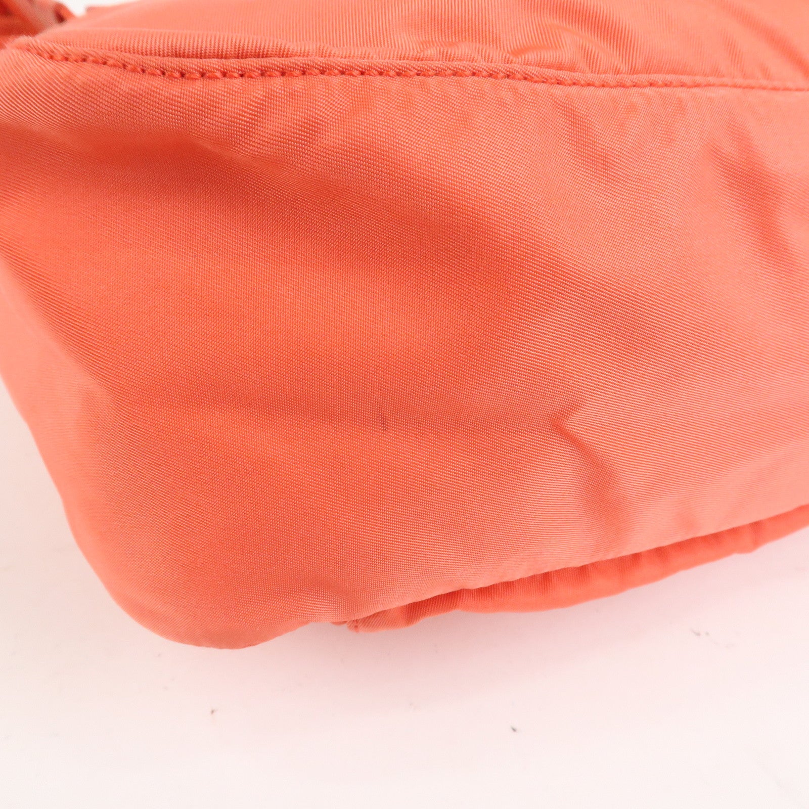 PRADA Triangle Logo Nylon Leather Shoulder Bag Crossbody Bag BT8994