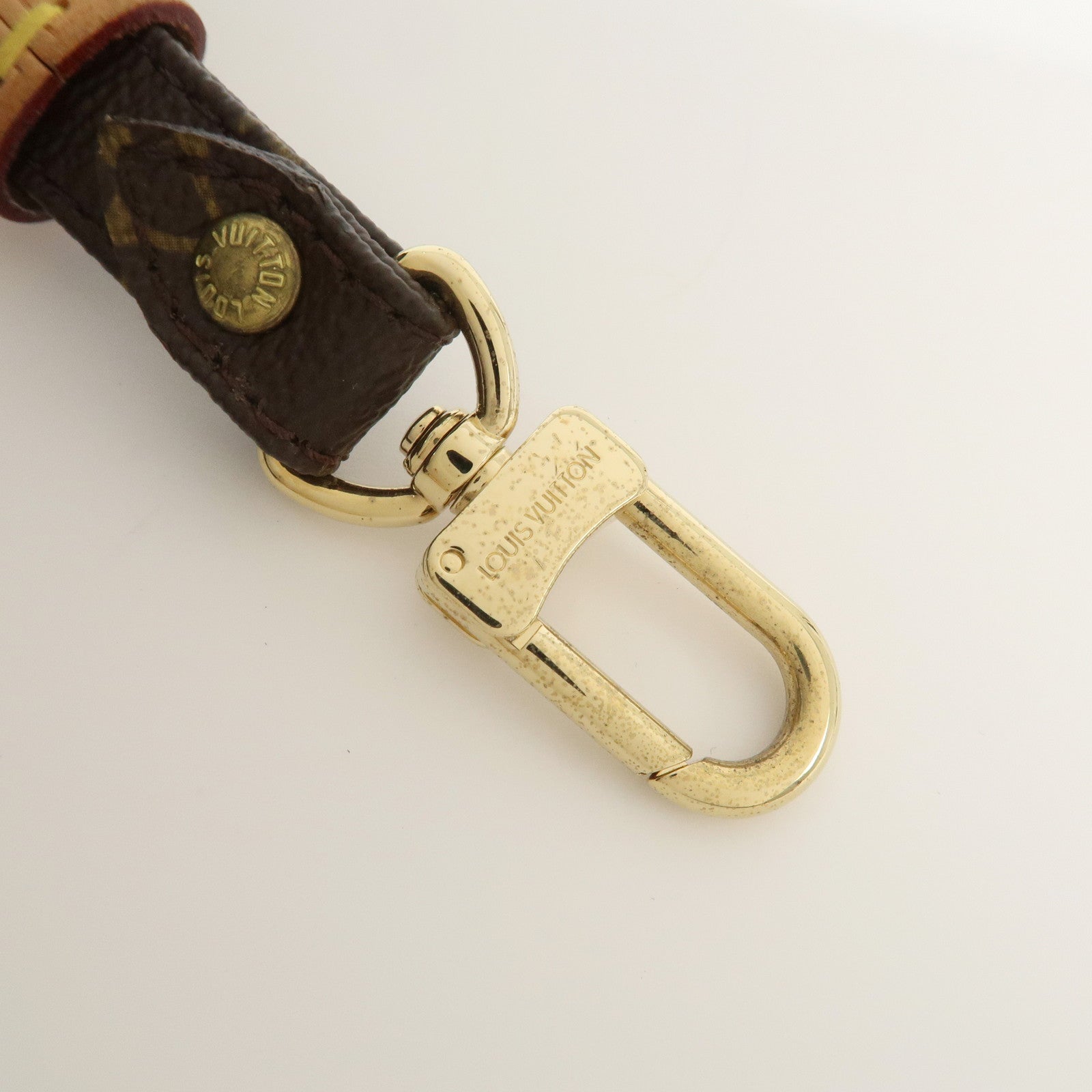 Louis Vuitton Monogram Adjustable Shoulder Strap Brown 120cm J52315