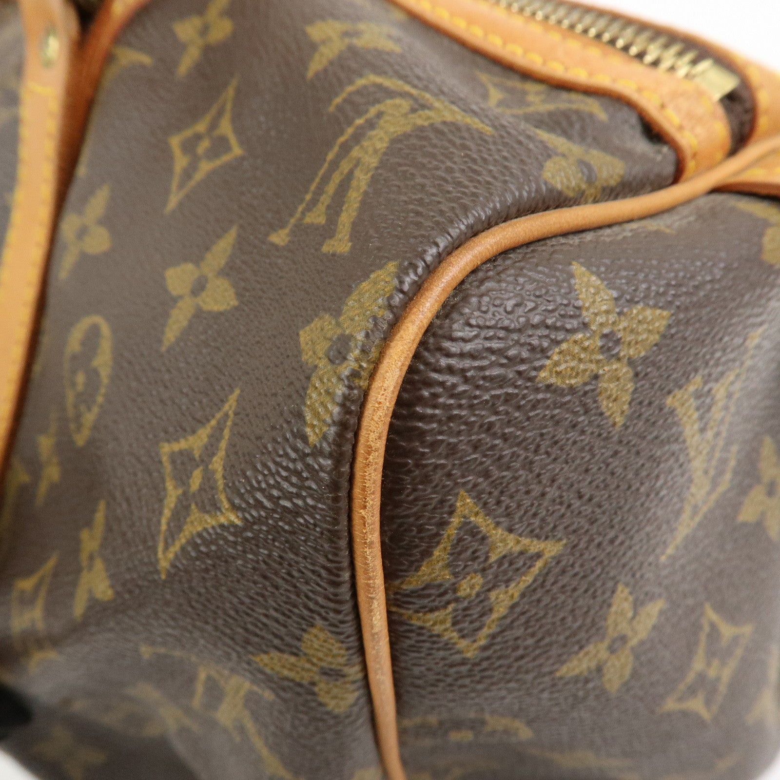 Louis Vuitton Monogram Sac Souple 35 Boston Bag Brown M41626