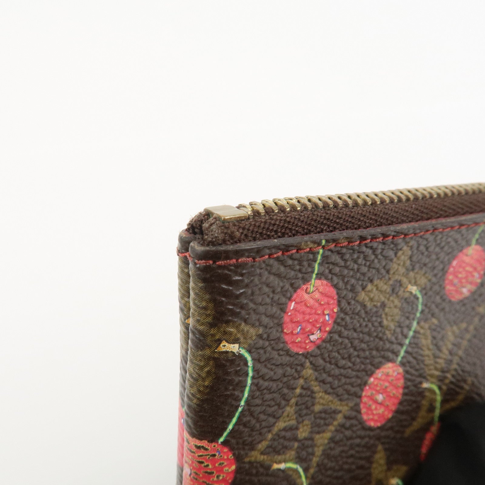 Louis Vuitton Monogram Cherry Pochette Cles Coin Case M95042