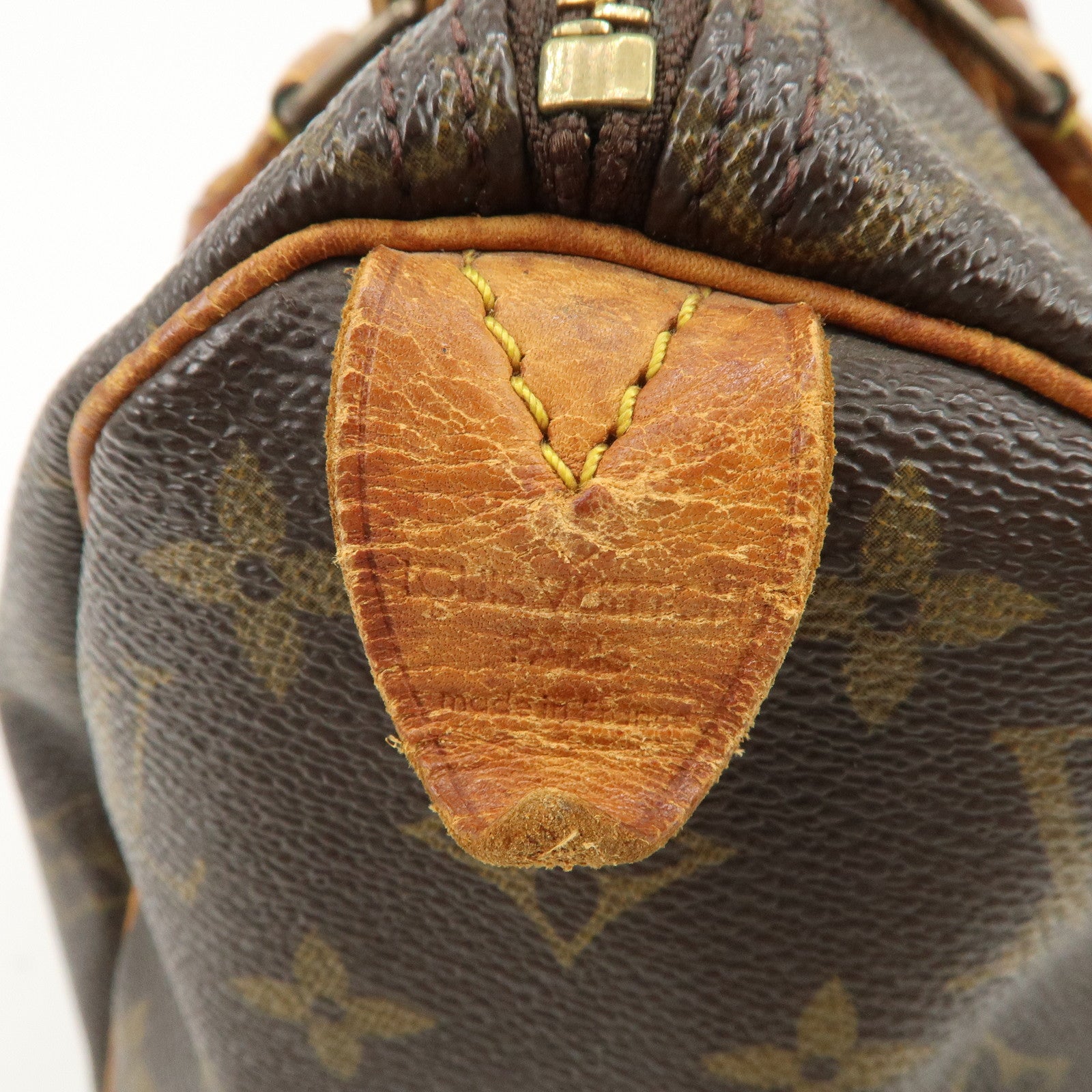 Louis Vuitton Monogram Speedy 25 Boston Bag Hand Bag Brown M41528