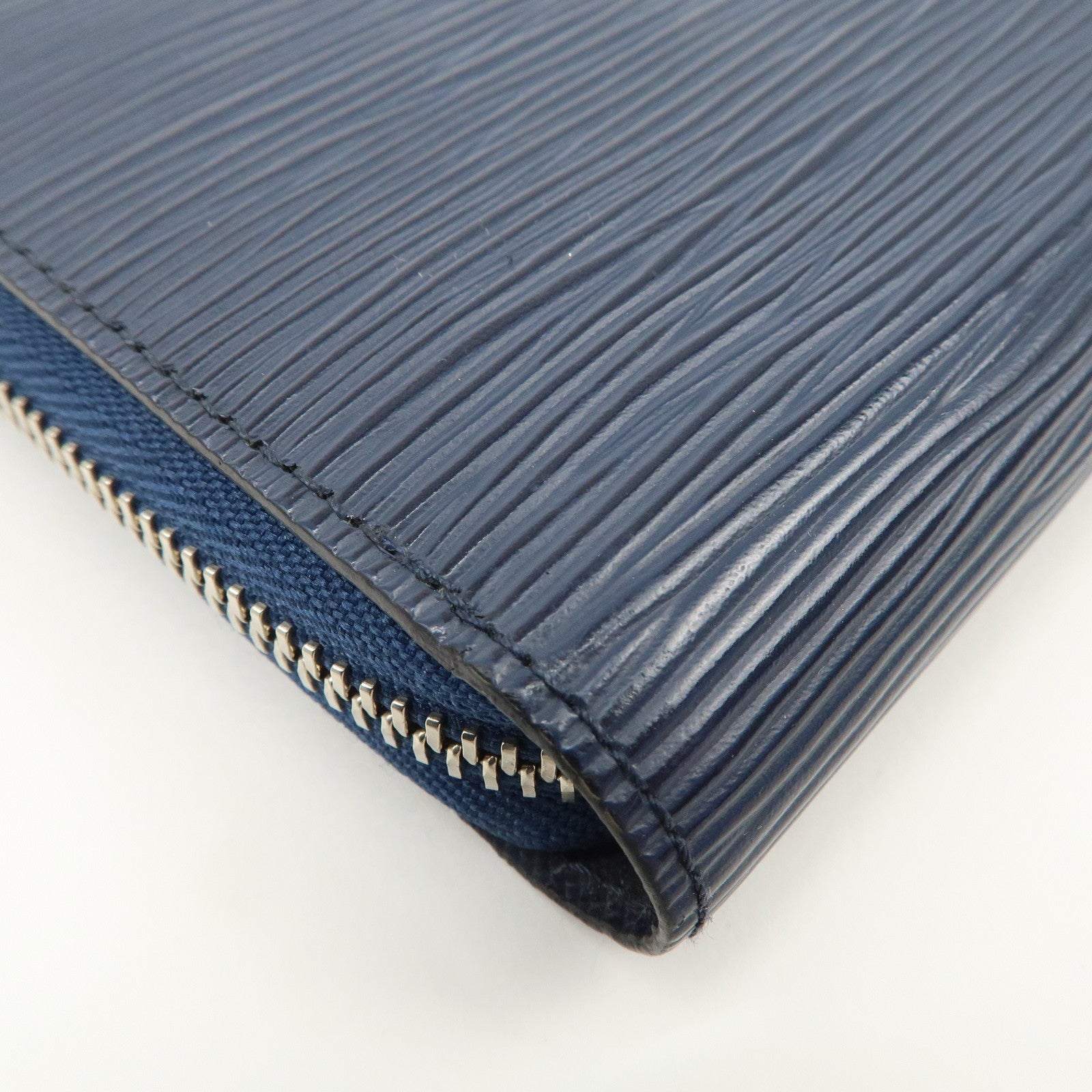 Louis Vuitton Epi leather Zippy Long Wallet Andigo Blue M61873 Used