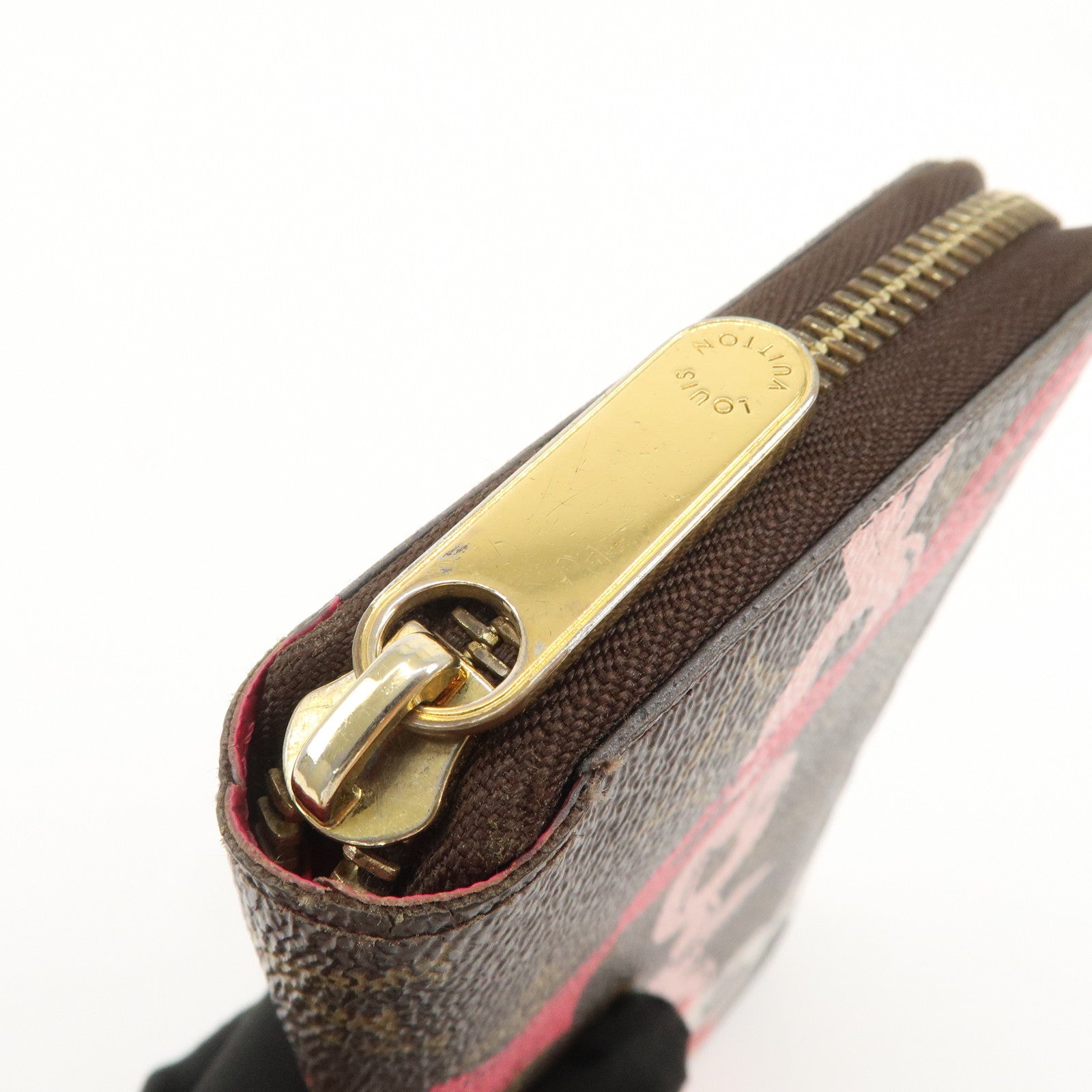 Louis Vuitton Monogram Canvas Bay Zippy Long Wallet Brown M41905 Used