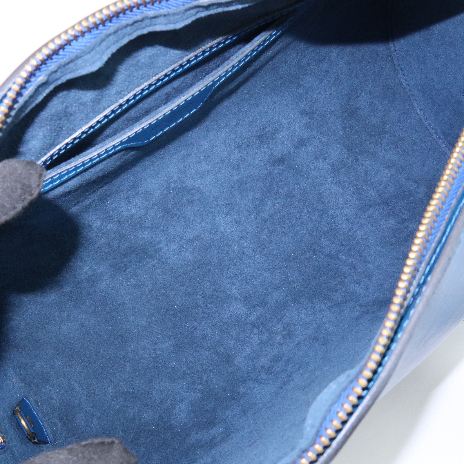 Louis Vuitton Epi Soufflot Shoulder Bag Hand Bag Toledo Blue M52225
