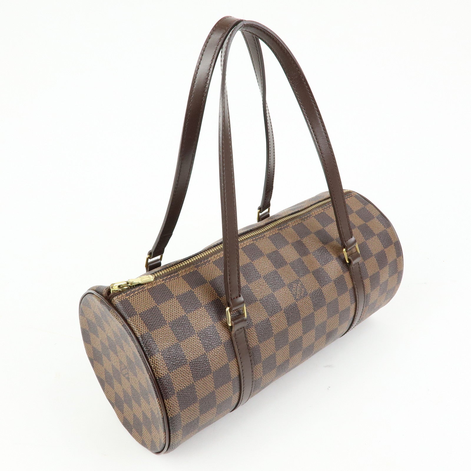 Louis Vuitton Damier Ebene Papillon 30 Hand Bag Brown N51303