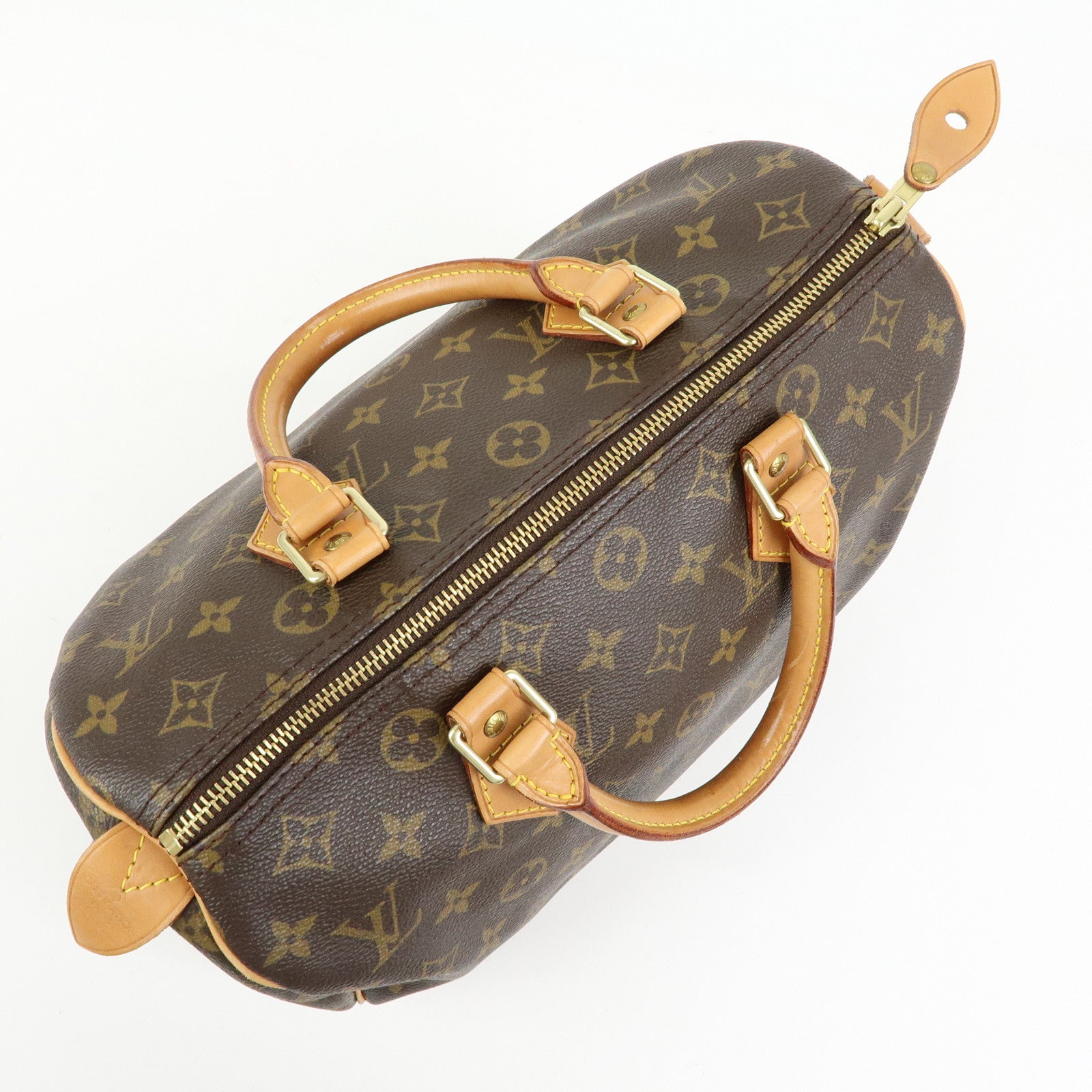 Louis Vuitton Monogram Speedy 30 Boston Bag Hand Bag Brown M41526