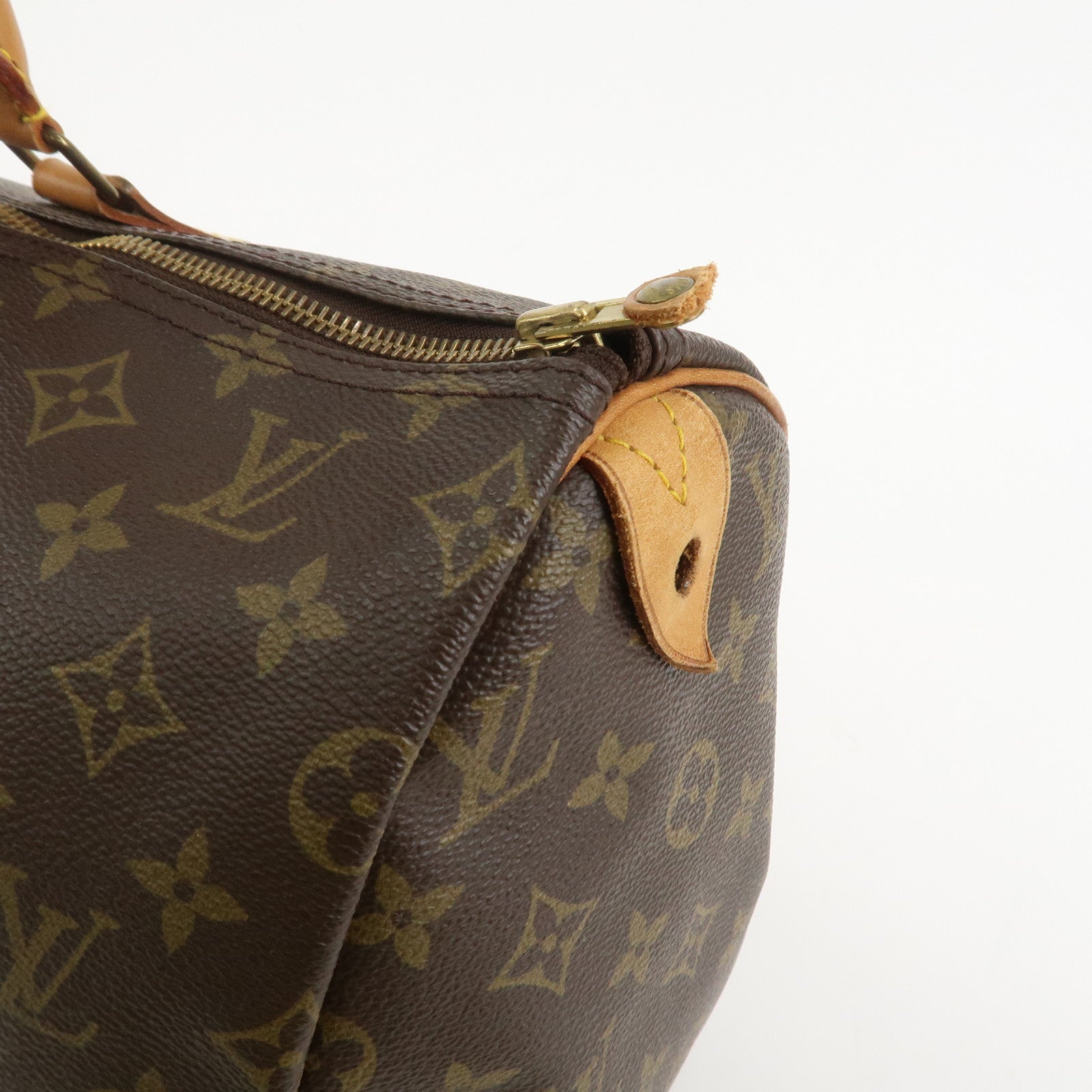 Louis Vuitton Monogram Speedy 40 Hand Bag Boston Bag Brown M41522