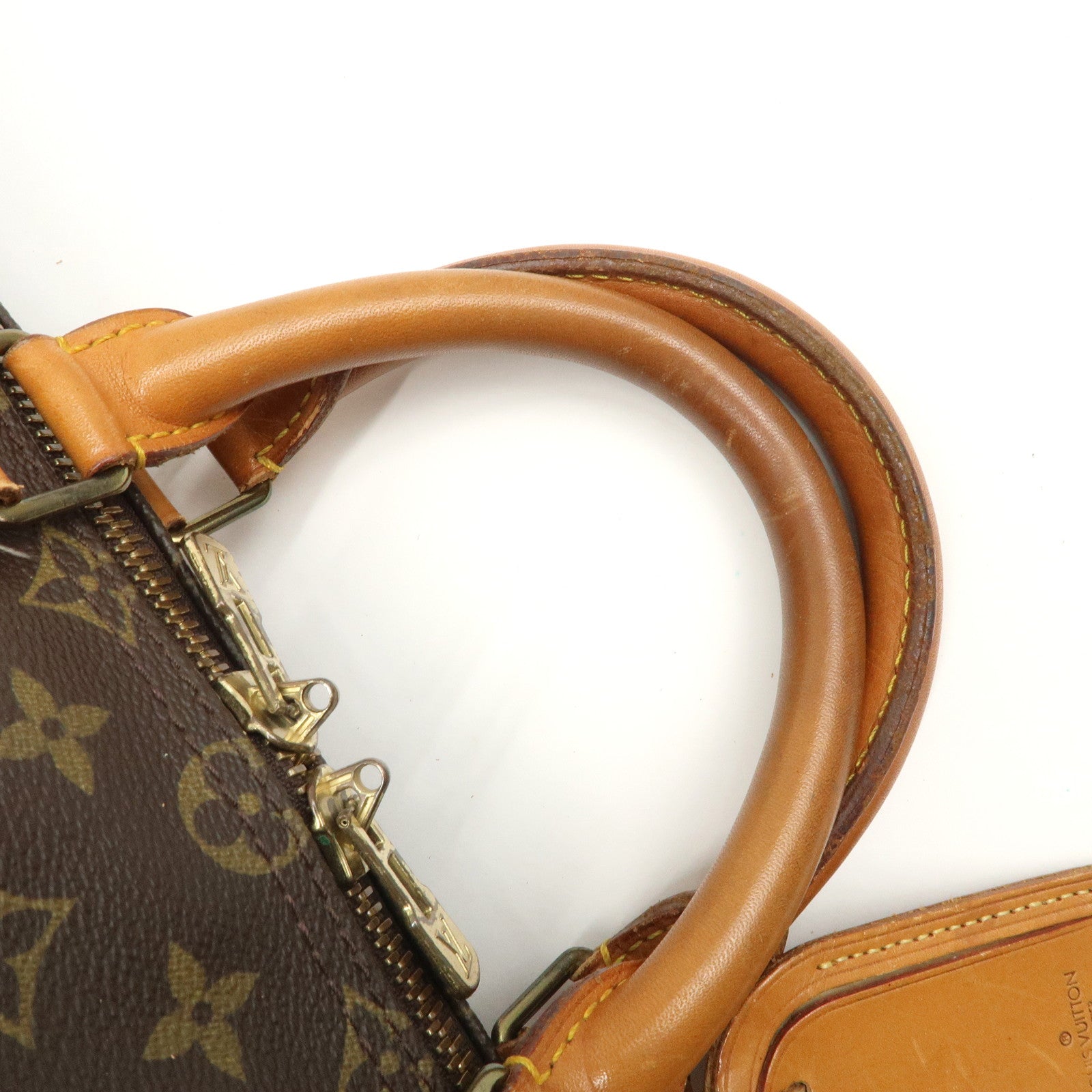 Louis Vuitton Monogram Keep All 50 Boston Bag Brown M41416 Used