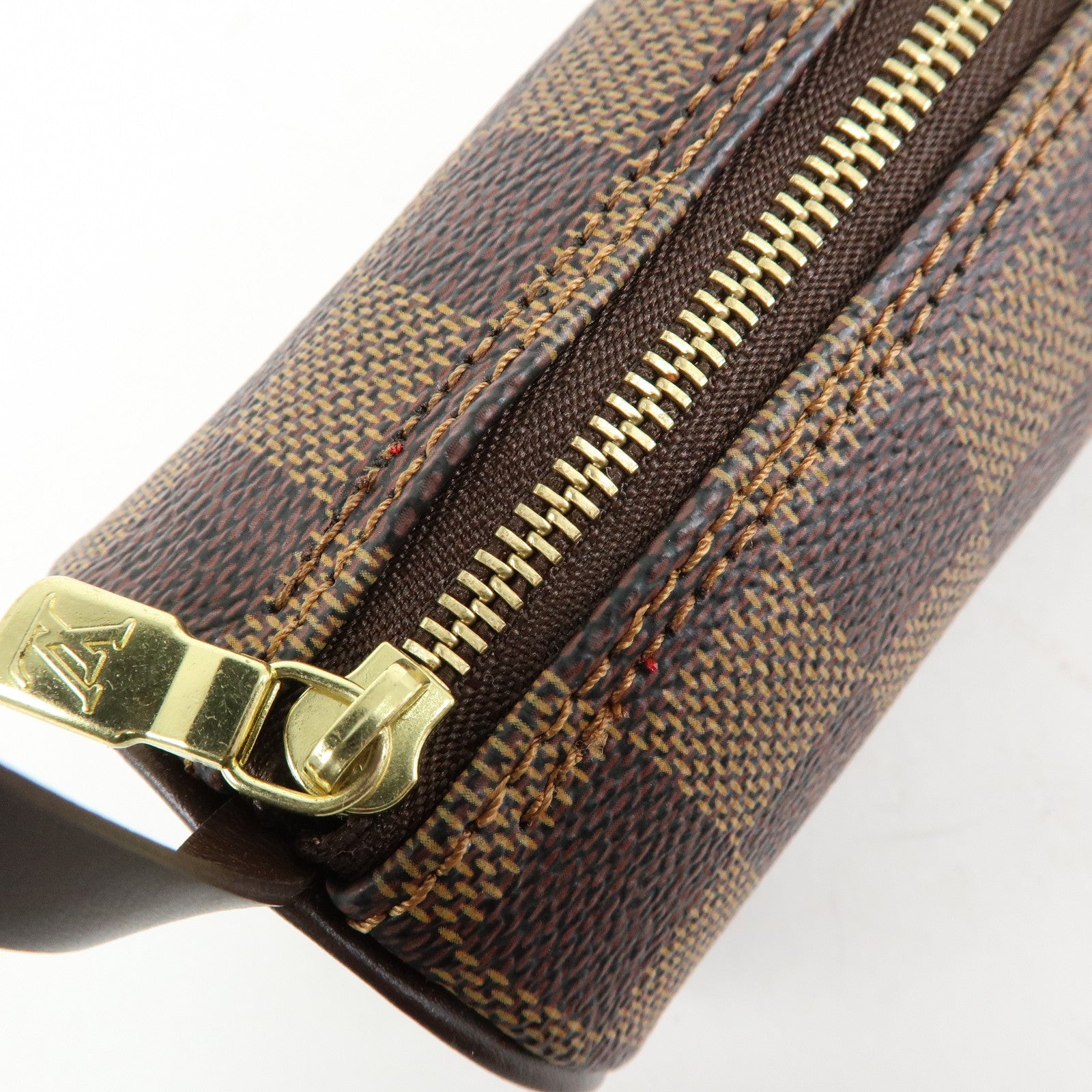 Louis Vuitton Damier Ebene Mini Pouch for Papillon Bag Brown