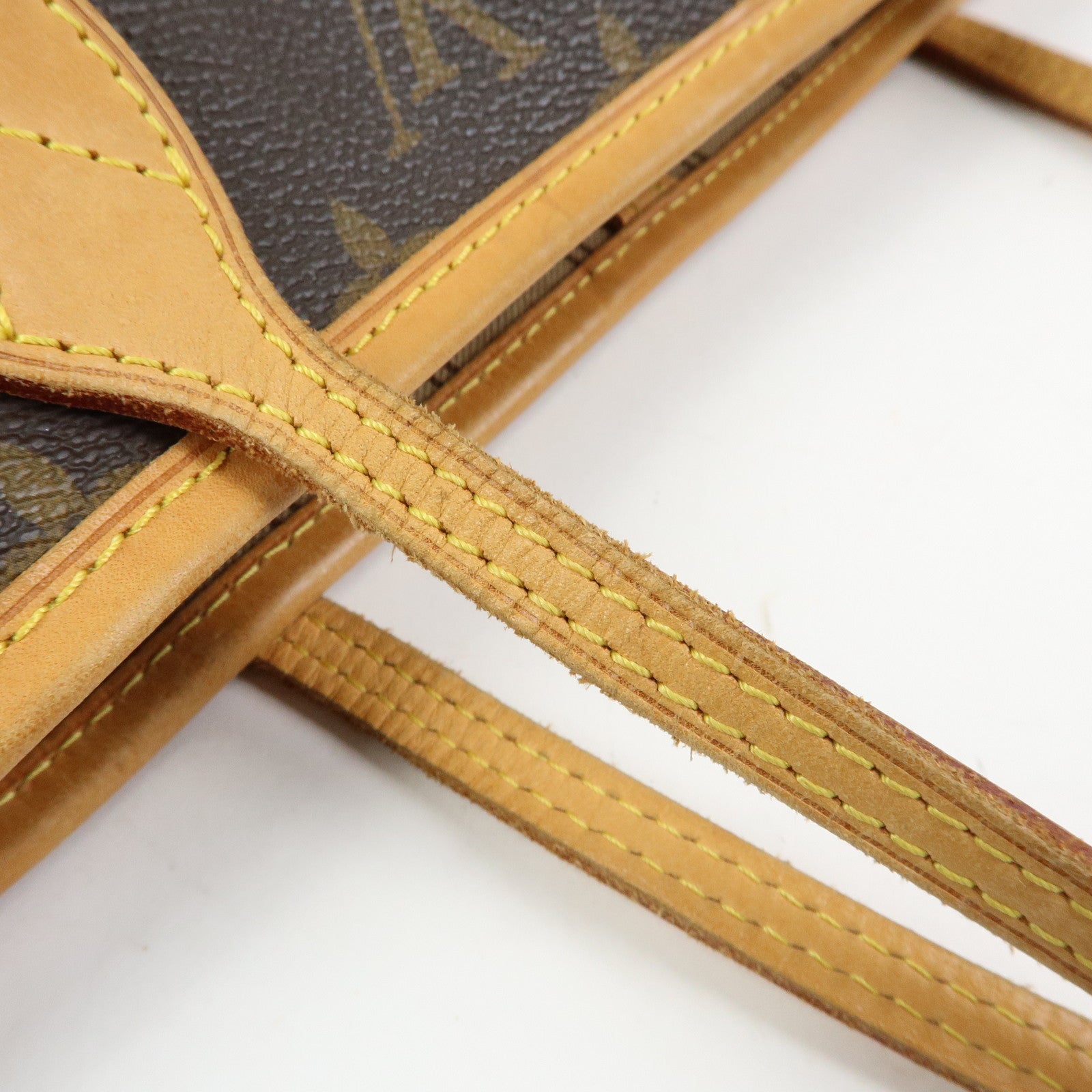 Louis Vuitton Monogram Neverfull MM Tote Shoulder Bag Brown M40156
