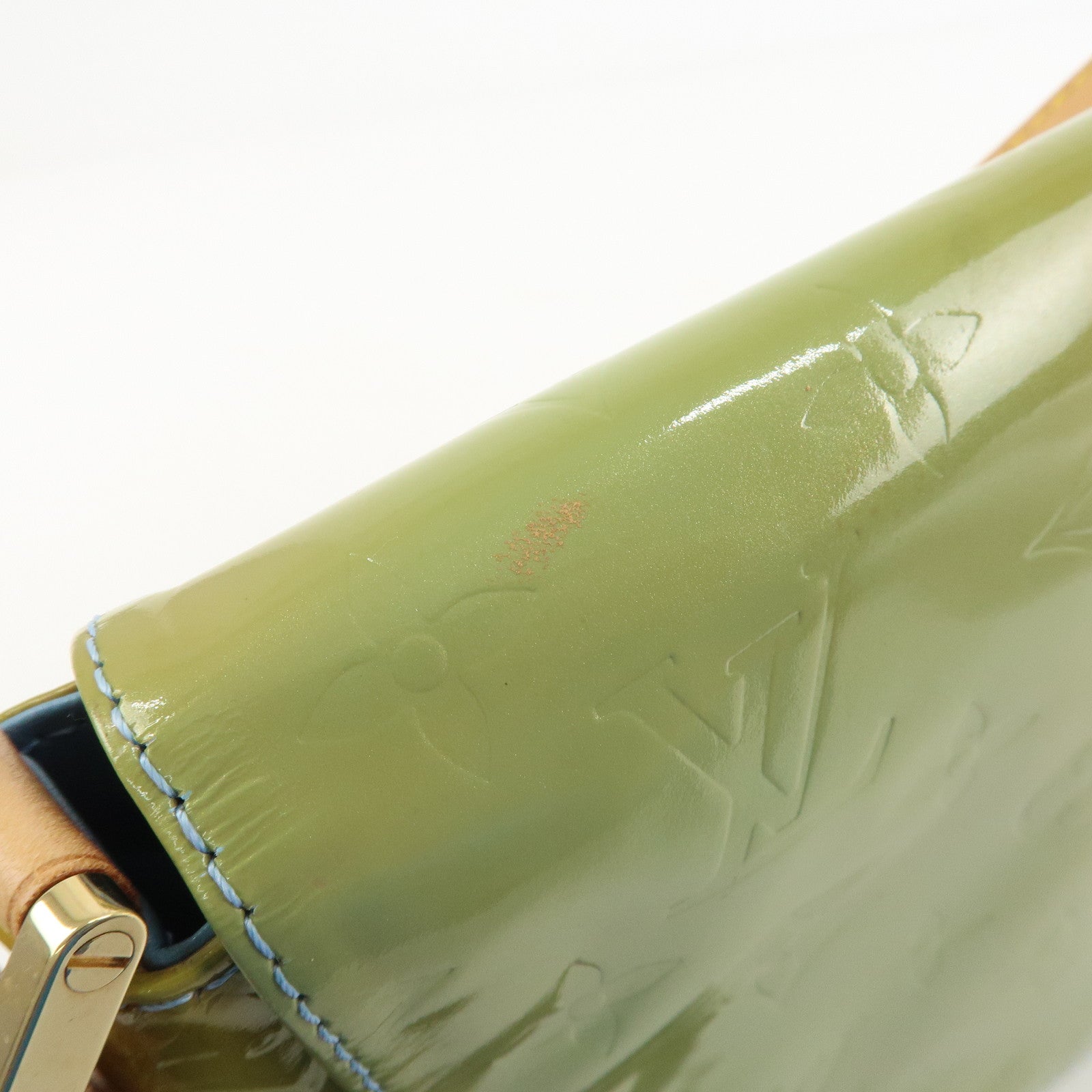 Louis Vuitton Vernis Thompson Street Shoulder Bag Baby Blue M91008