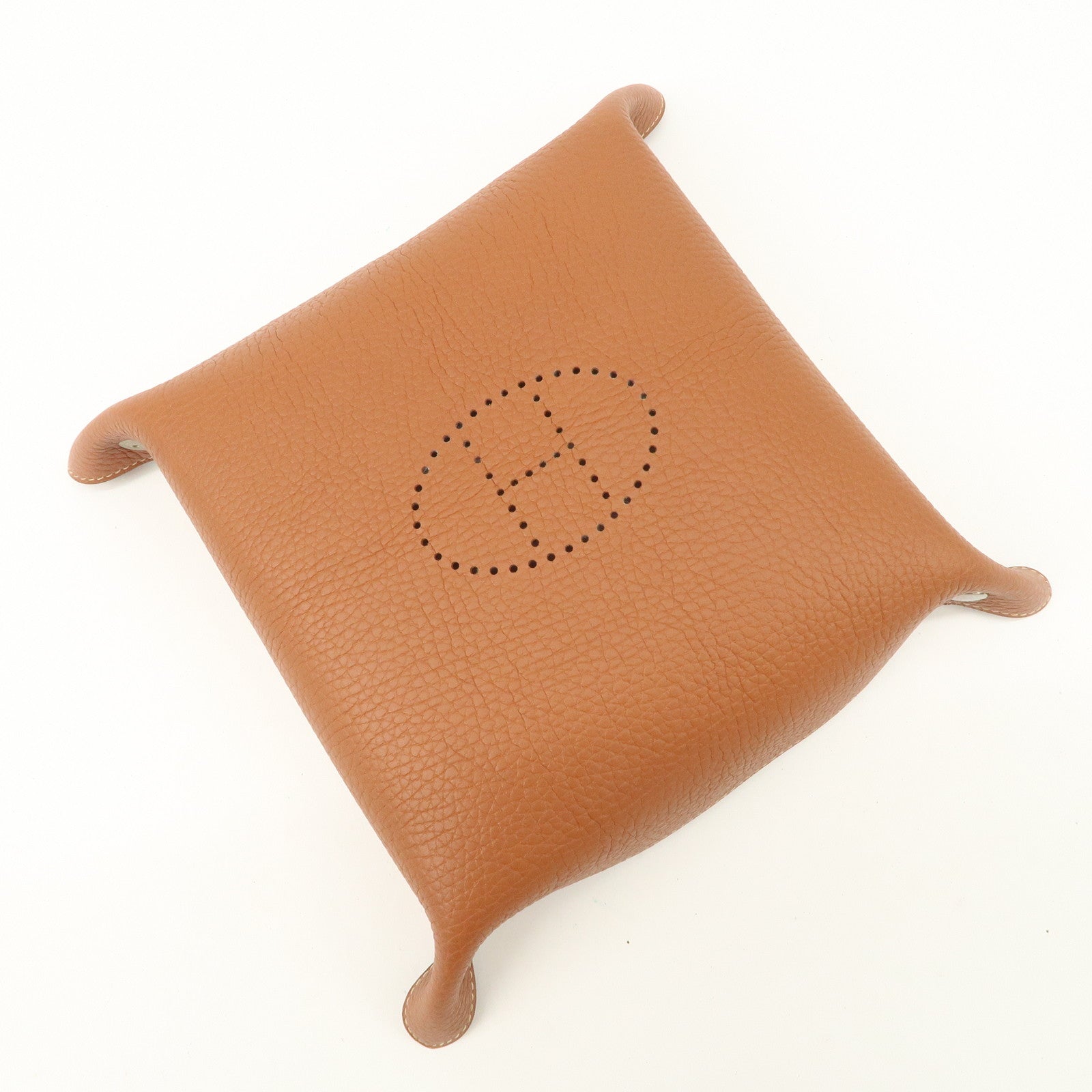 HERMES Vide Poches Mini Mises Et Relances Leather Accessory Tray Used