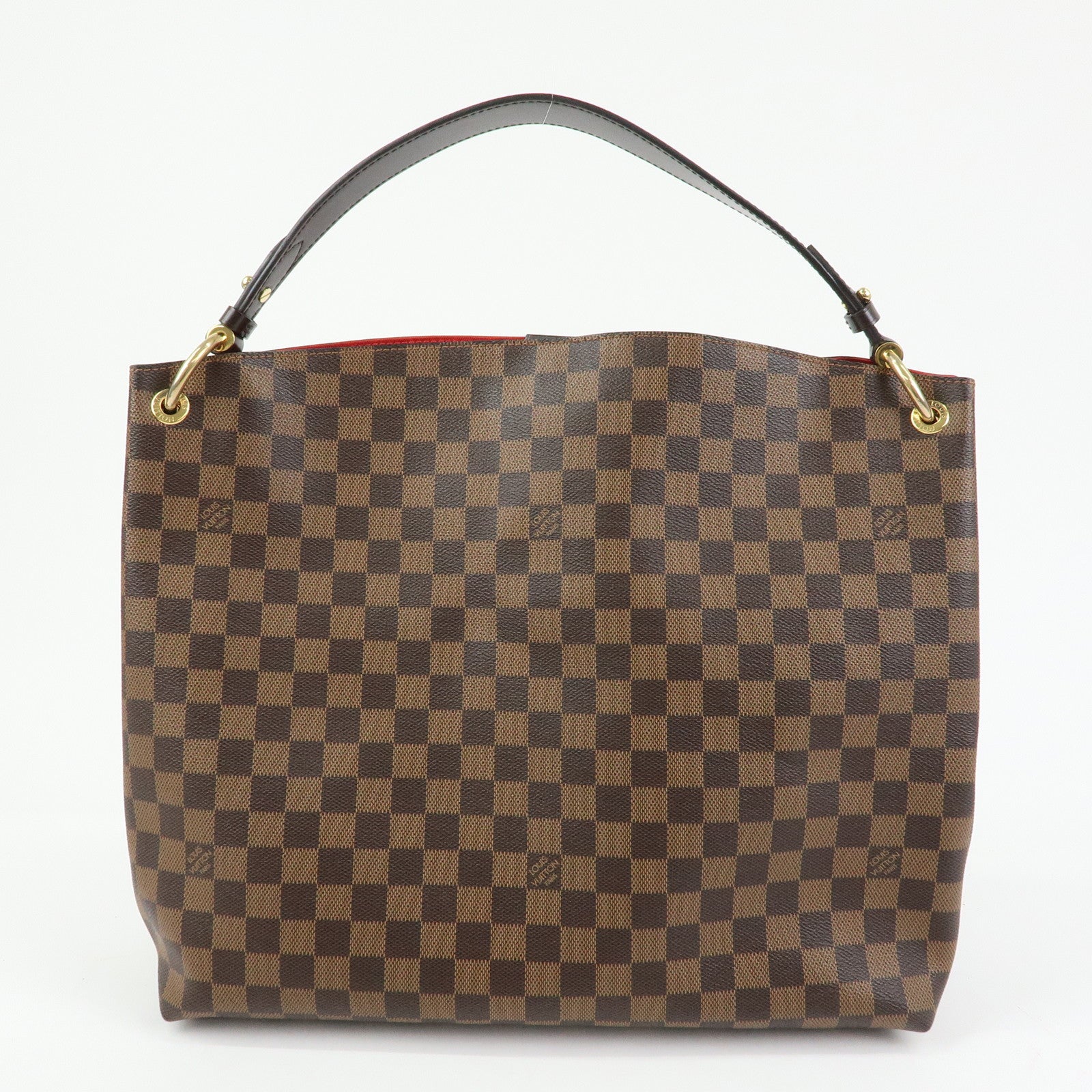 Louis Vuitton Damier Graceful MM Shoulder Bag Damier Ebene N44045