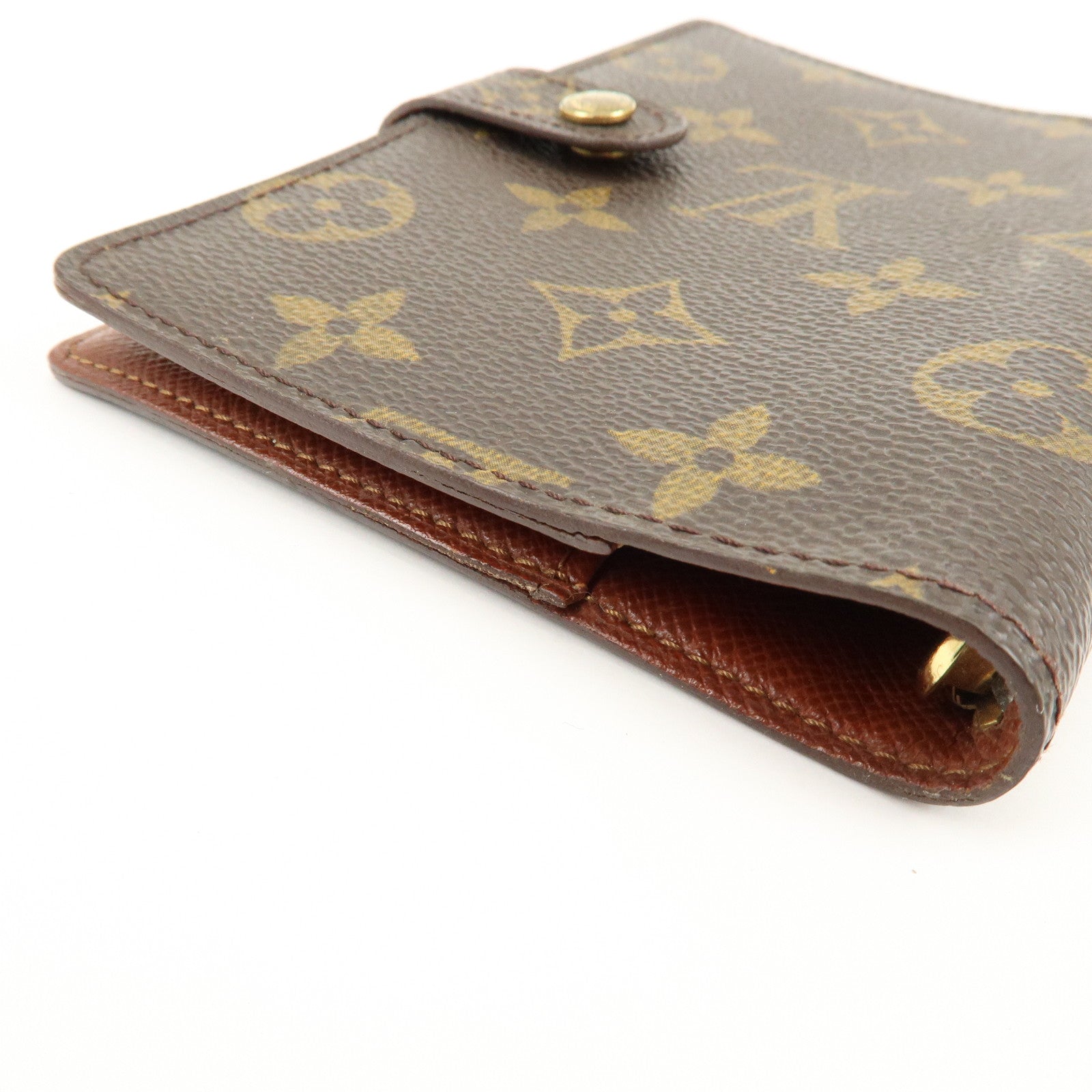 Louis Vuitton Monogram Agenda PM Planner Cover Brown R20005