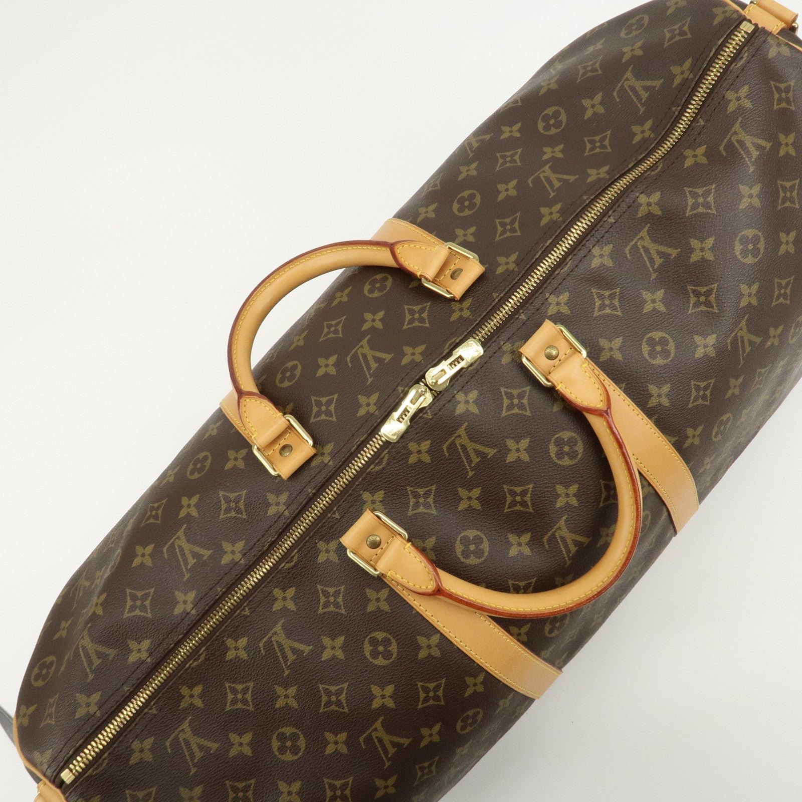 Louis Vuitton Monogram Keep All Bandouliere 60 Boston Bag M41412