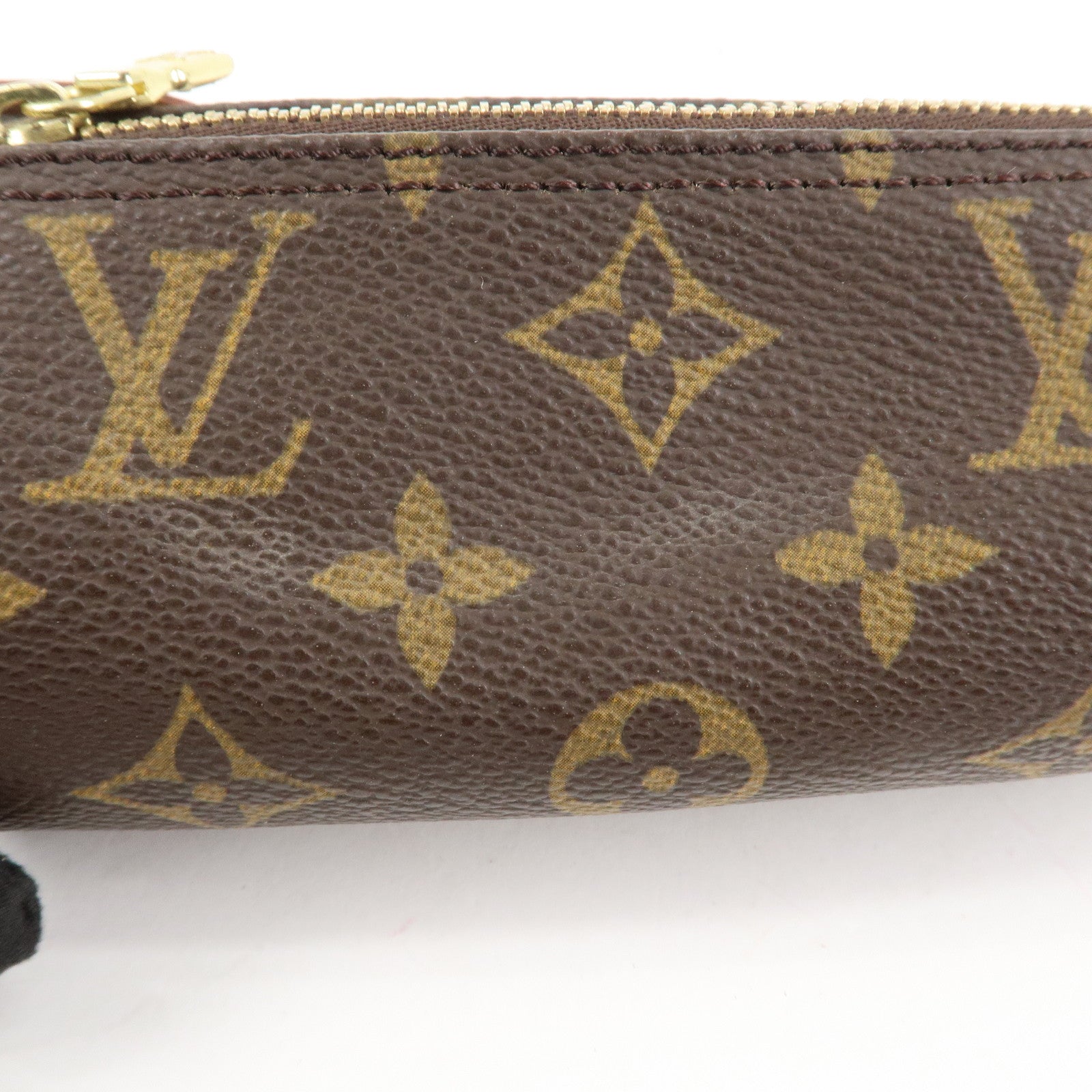 Louis Vuitton Set of 2 Monogram Mini Pouch for Papillon Bag Brown Used