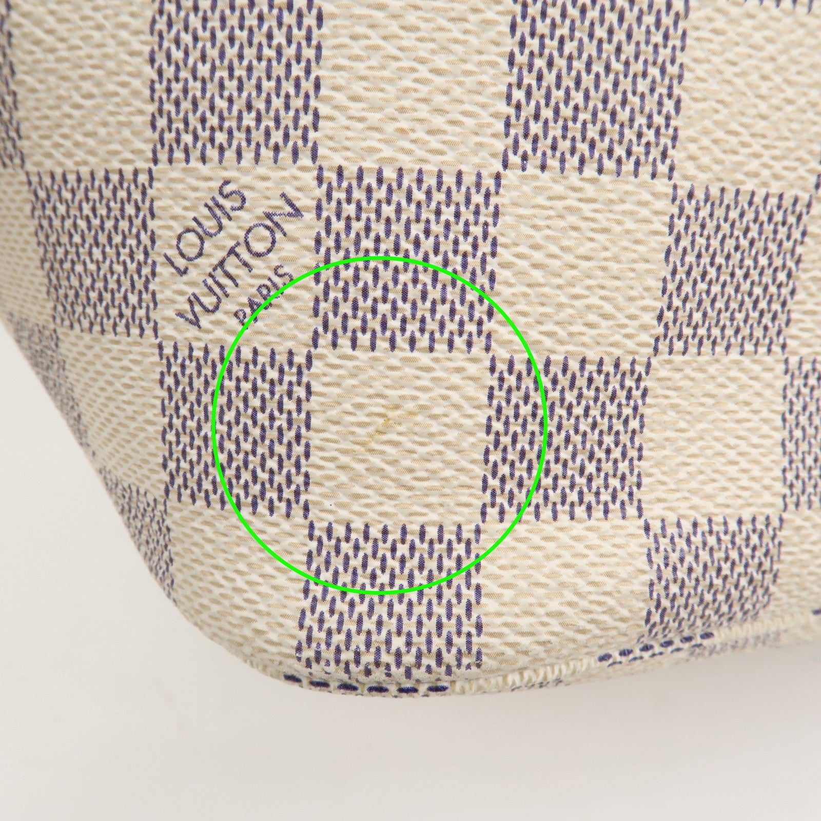 Louis Vuitton Damier Azur Neverfull MM Tote Bag Shoulder Bag N51107