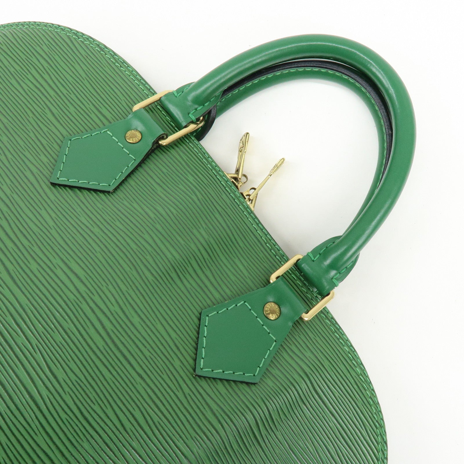 Louis Vuitton Epi Alma Hand Bag Borneo Green M52144