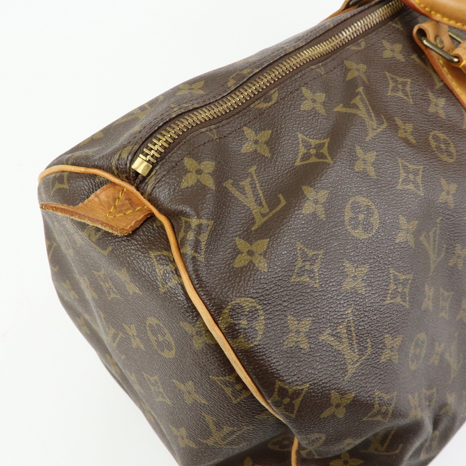 Louis Vuitton Monogram Keep All 55 Boston Bag Brown M41424