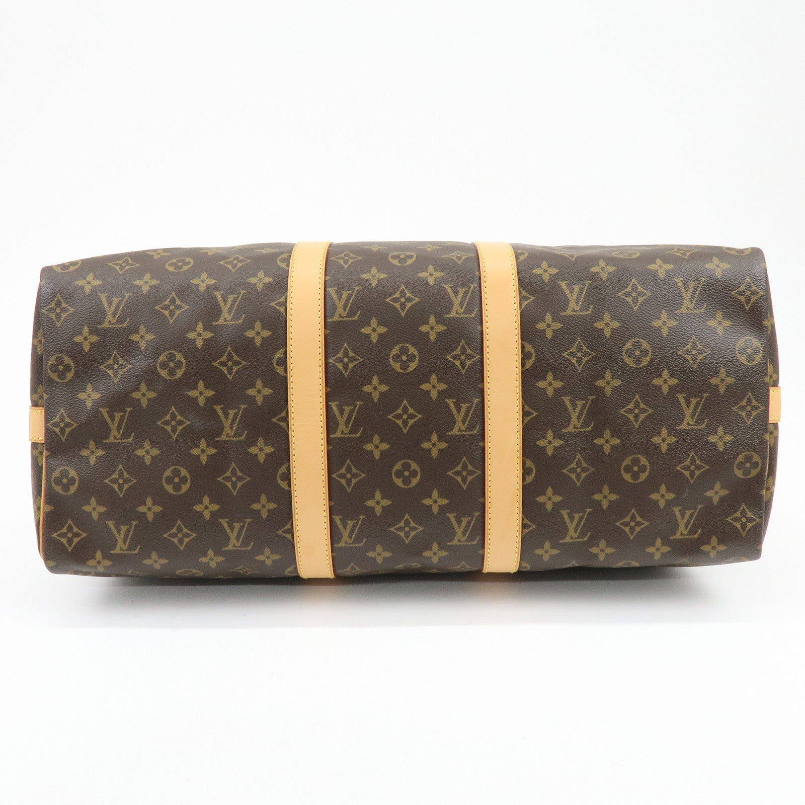 Louis Vuitton Monogram Keep All Bandouliere 50 Boston Bag M41416