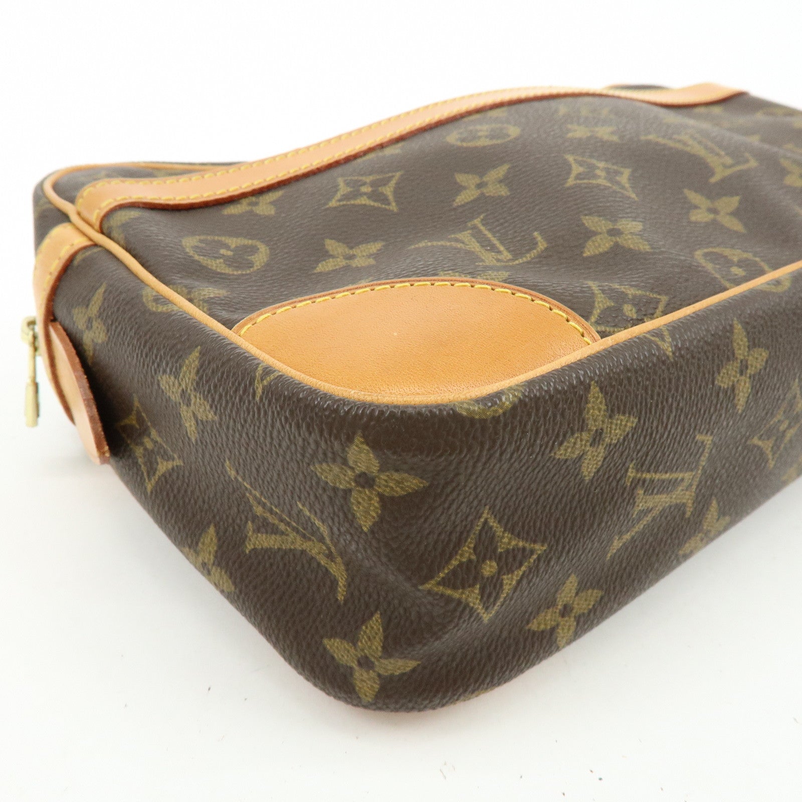 Louis Vuitton Monogram Compiegne 28 Pouch Clutch Bag Brown M51845