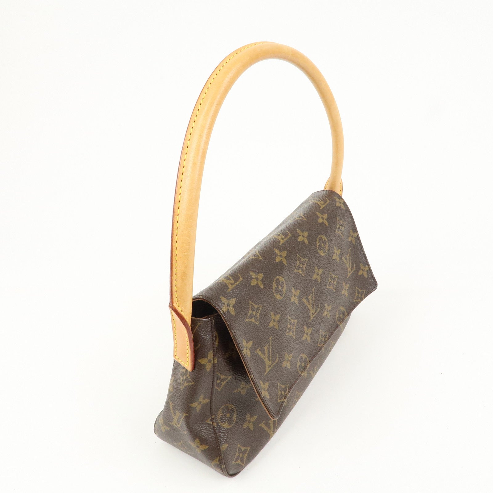 Louis Vuitton Monogram Mini Looping Shoulder Bag Brown M51147