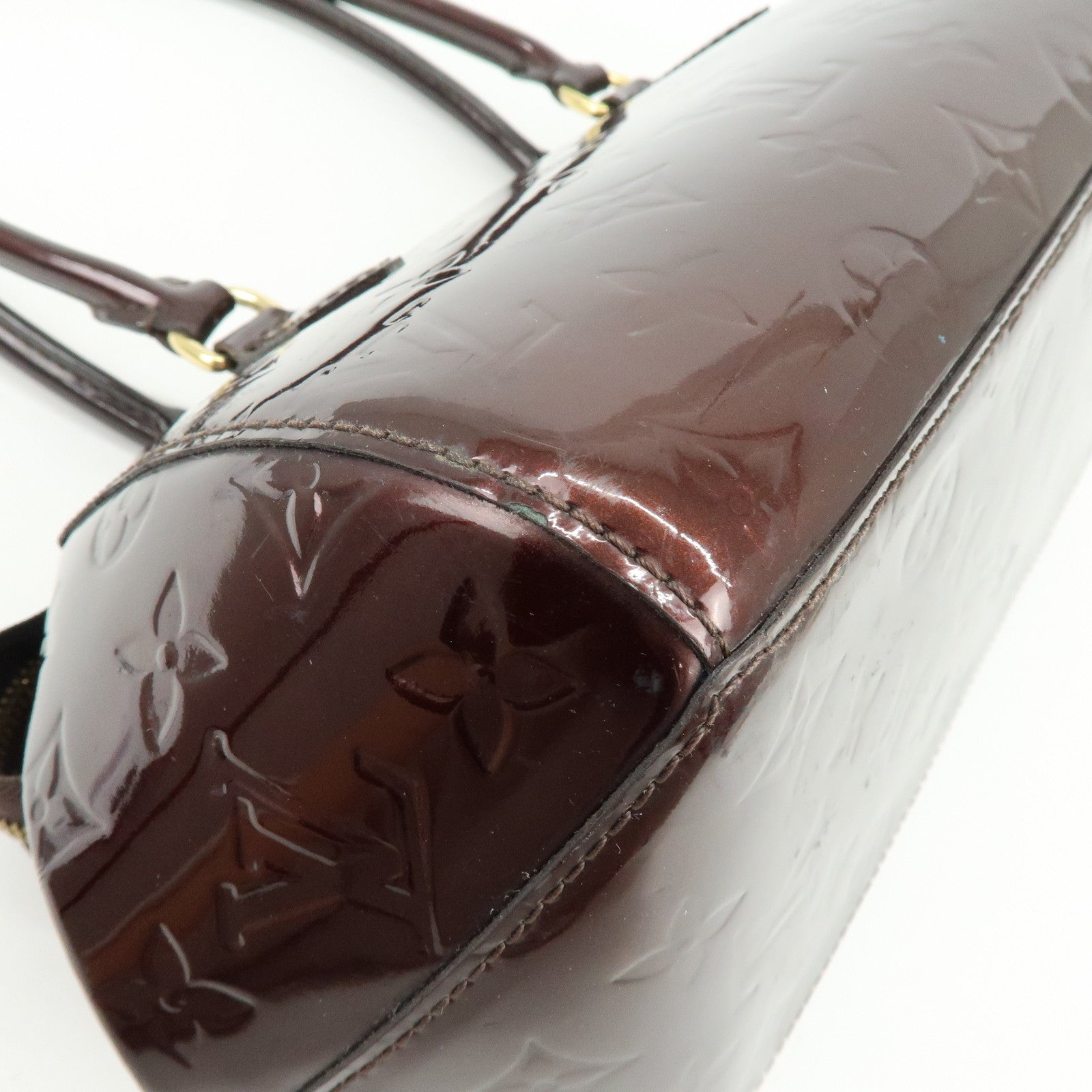 Louis Vuitton Monogram Vernis Leather Sherwood PM Hand Bag M91493