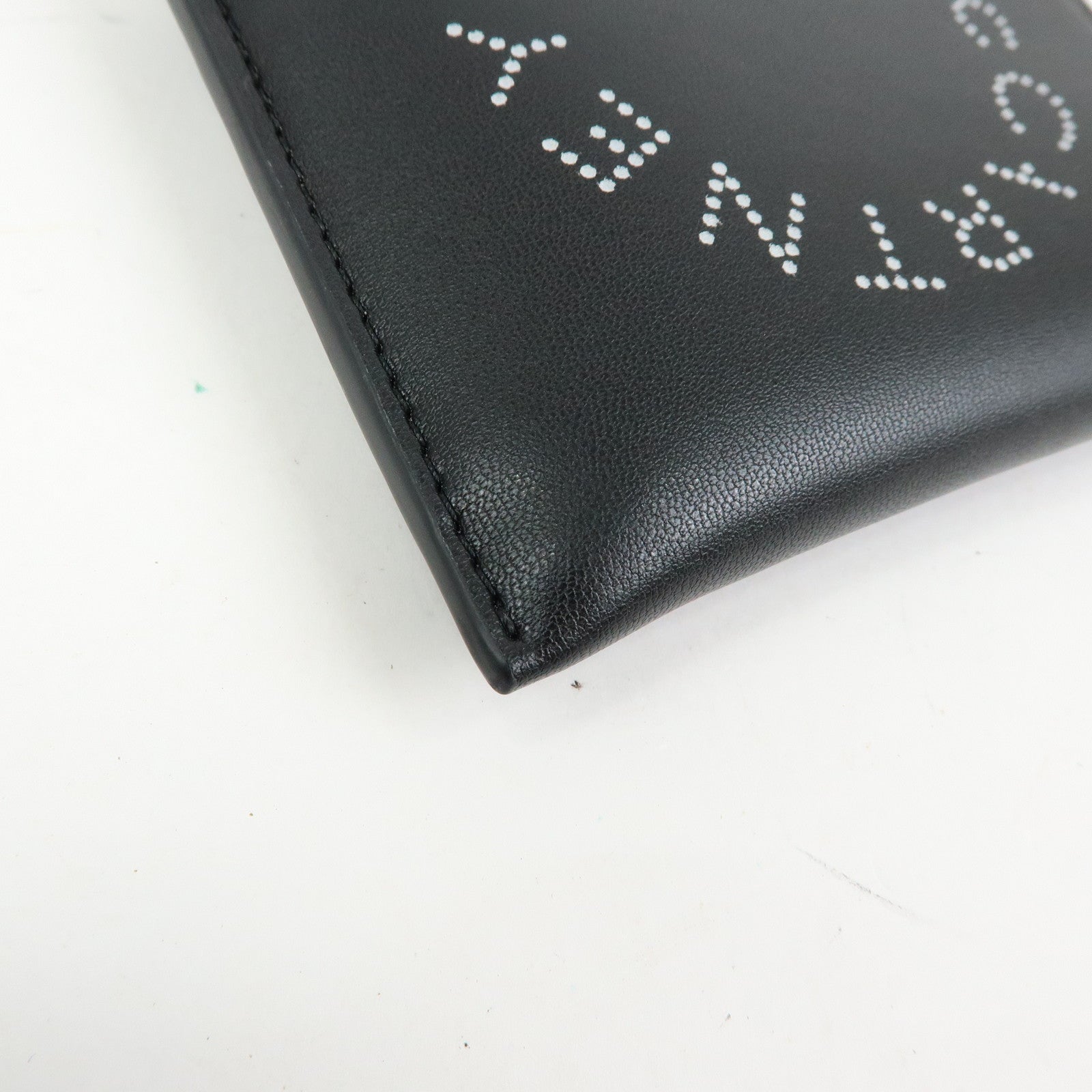 STELLA MCCARTNEY Faux Vegan Leather Compact Wallet Card Case