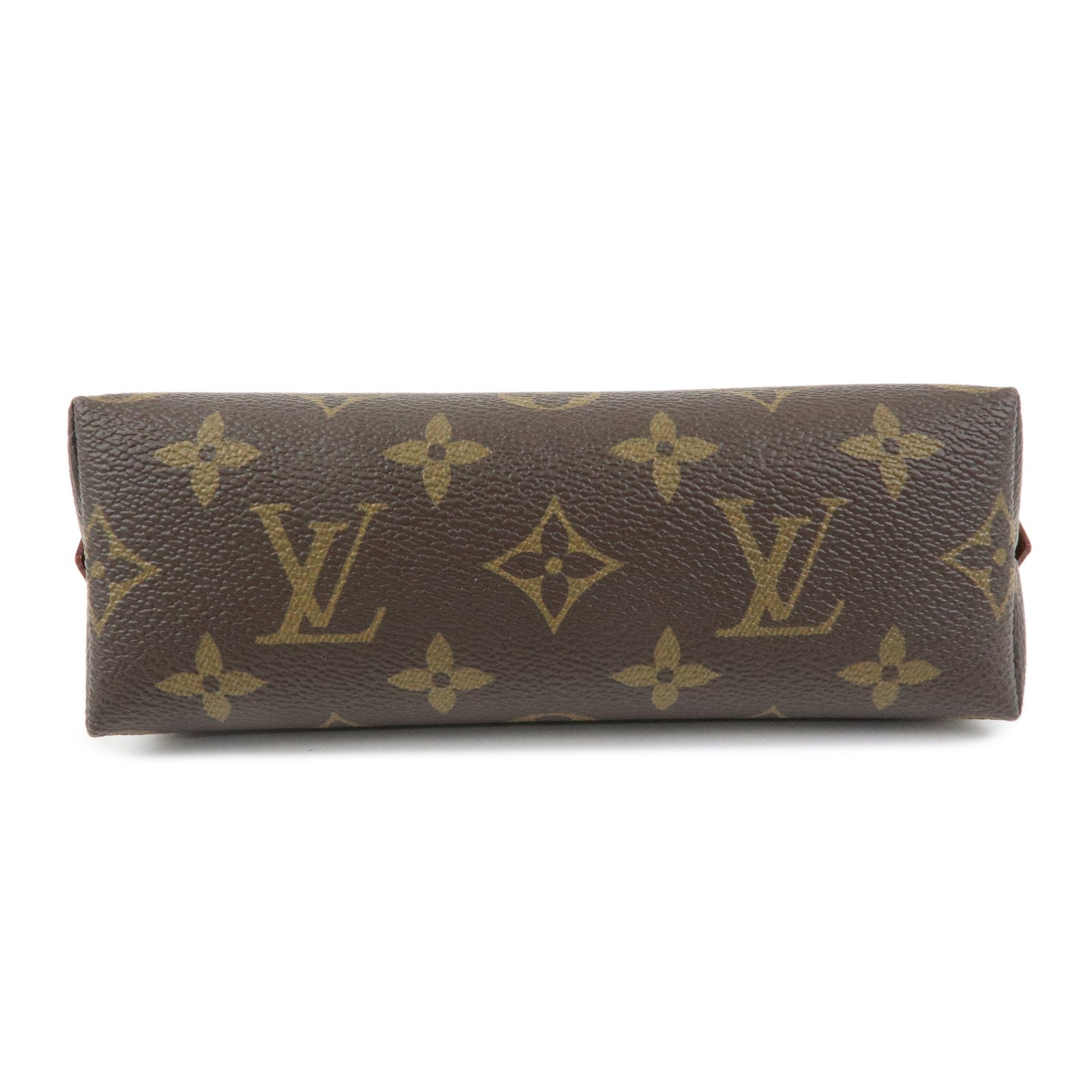 Louis Vuitton Monogram Pochette Cosmetic PM Pouch Brown M47515