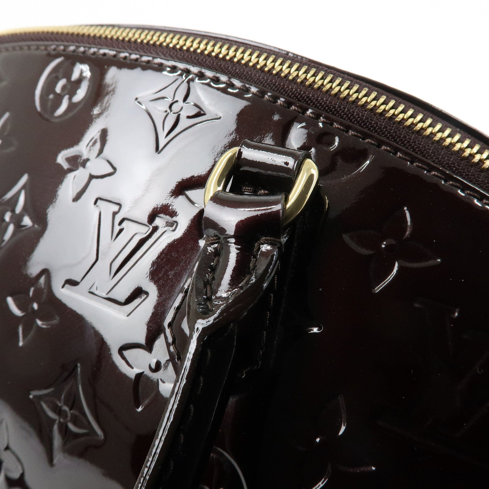 Louis Vuitton Monogram Vernis Leather Sherwood PM Hand Bag M91493