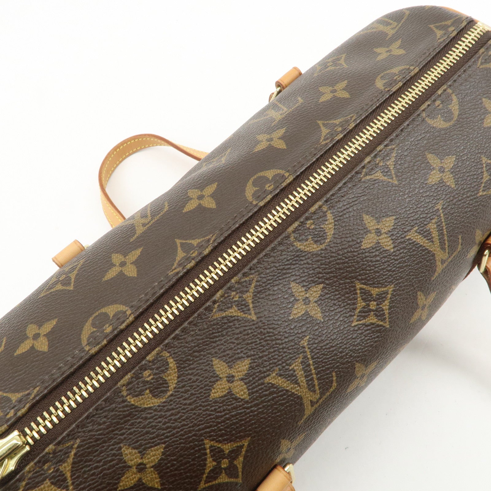 Louis Vuitton Monogram Papillon 26 Hand Bag Brown M51386