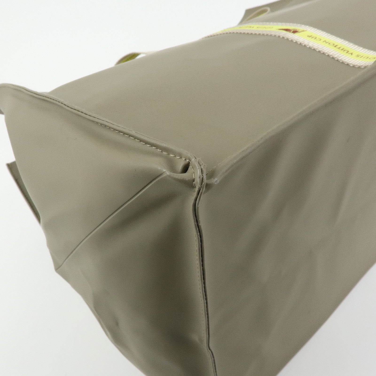 Louis Vuitton LV Cup 2003 Limited Nylon Canvas Tote Bag Gray D60181