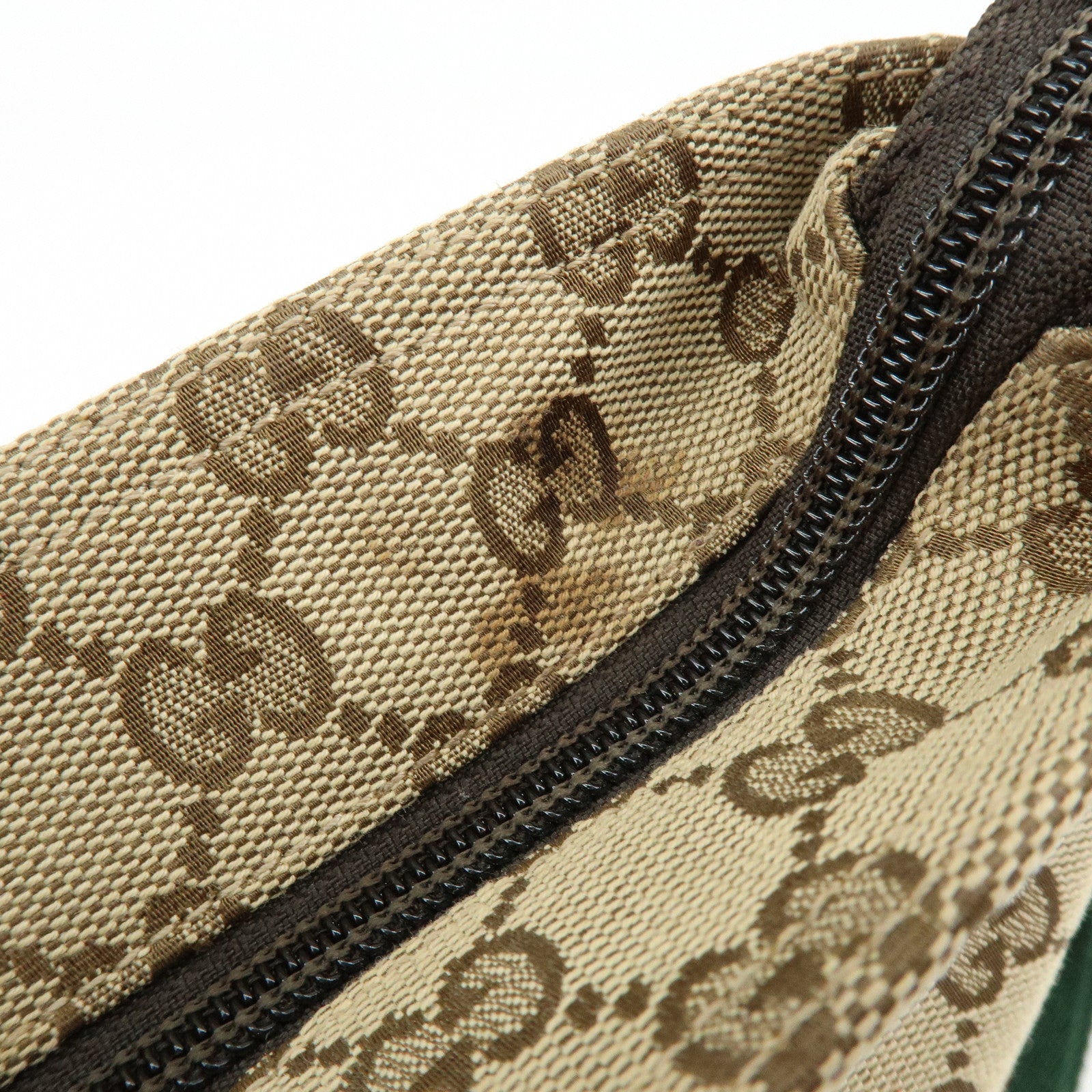 GUCCI Sherry GG Canvas Leather Shoulder Crossbody Bag 189749