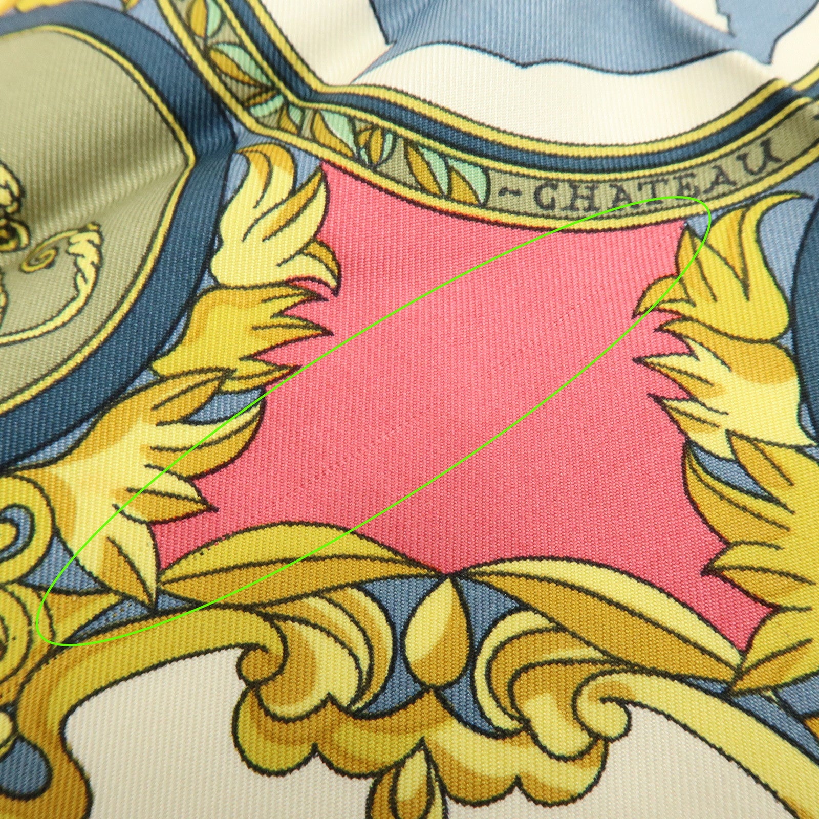 HERMES Carre 90 Silk 100% Scarf L'ENTENTE CORDIALE Red Ivory