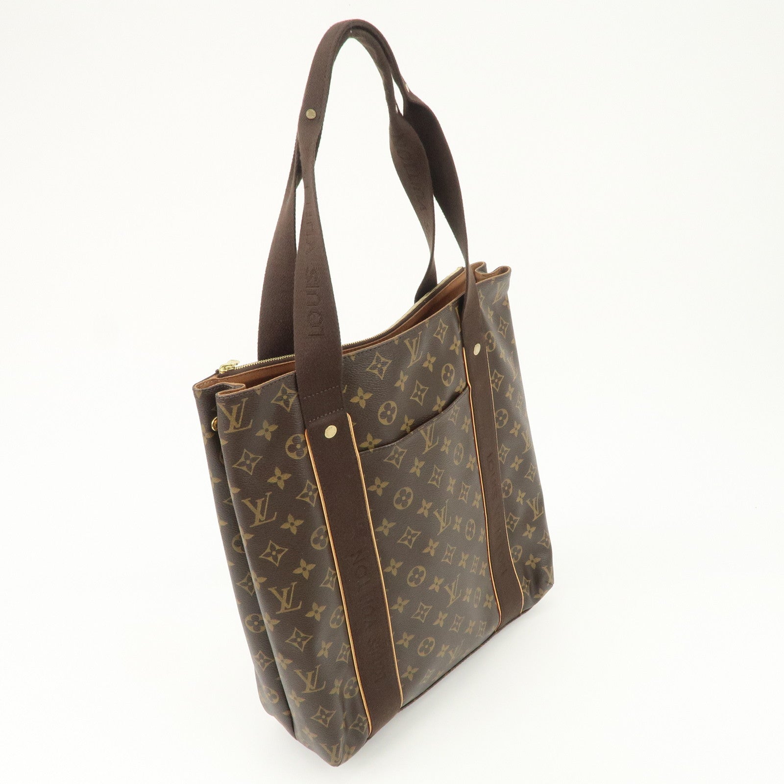 Louis Vuitton Monogram Cabas Beaubourg Tote Bag Brown M53013