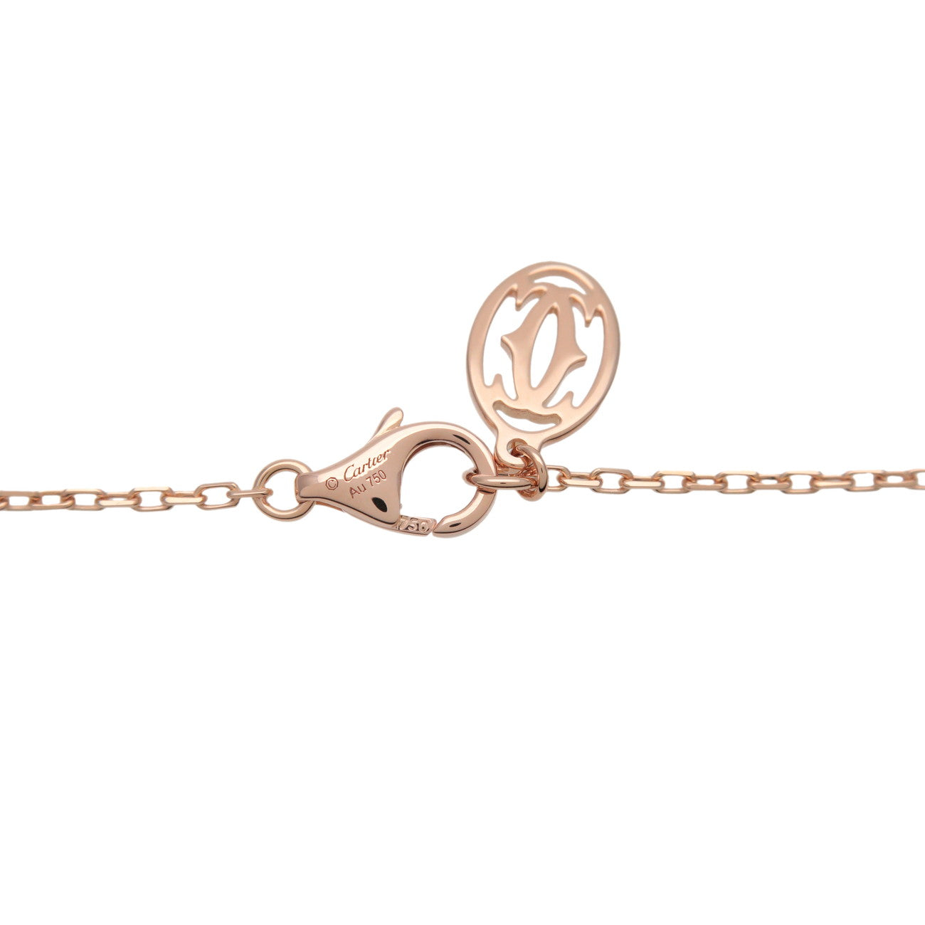 Cartier D'amour 1P Diamond Necklace SM K18 750PG Rose Gold B7215700