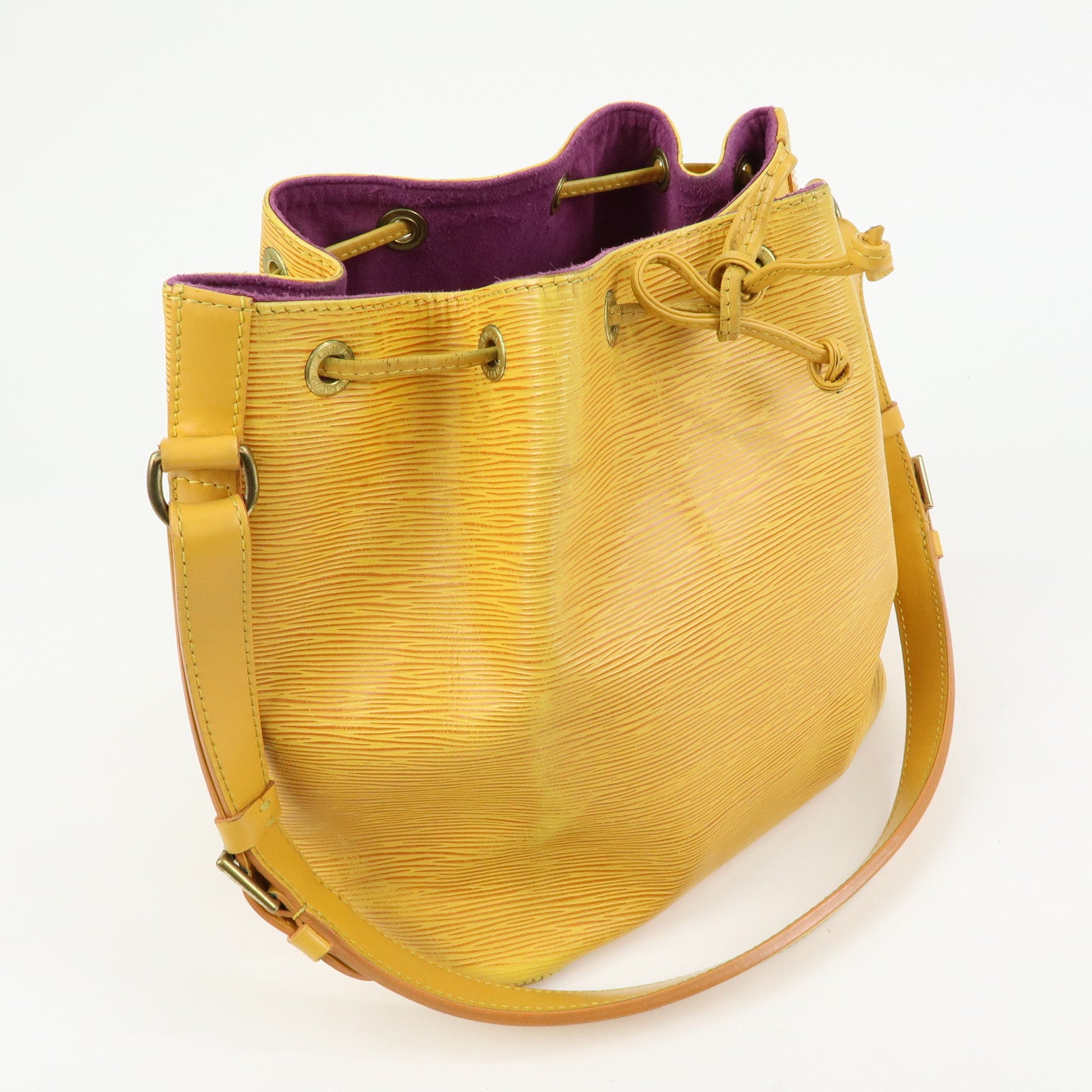 Louis Vuitton Epi Petit Noe Shoulder Bag Tassili Yellow M44109