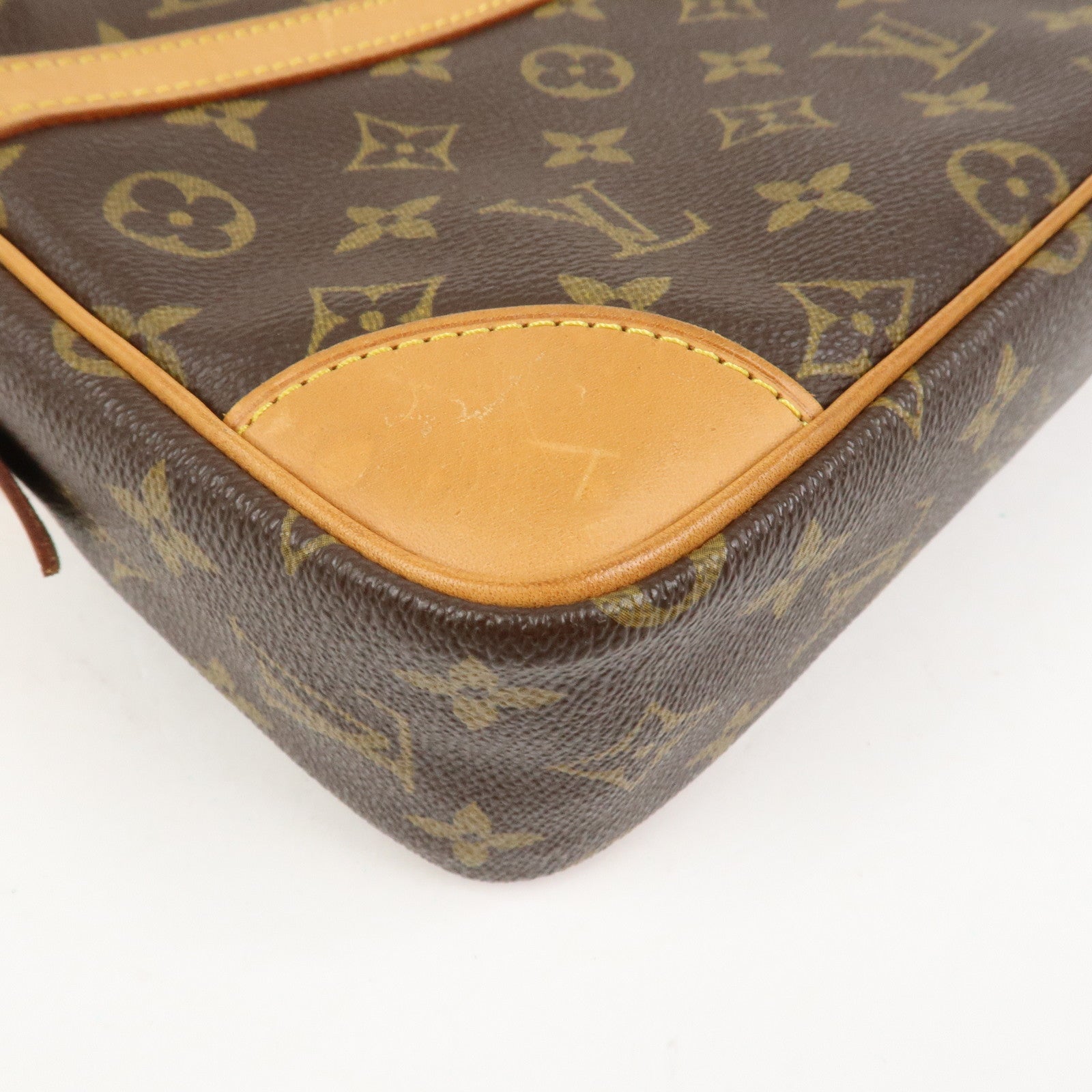 Louis Vuitton Monogram Compiegne 28 Pouch Clutch Bag Brown M51845