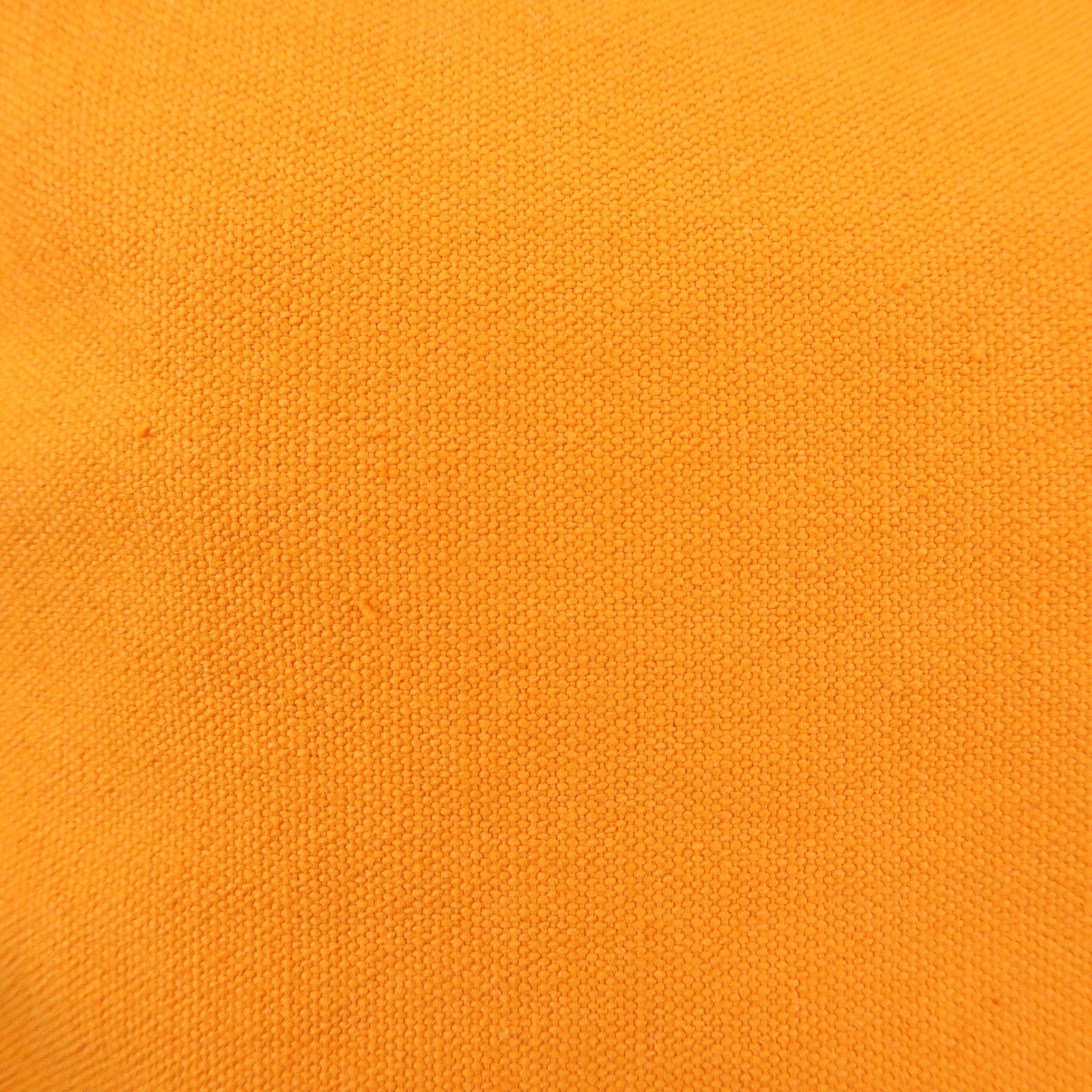 HERMES Cotton Leather Bora Bora GM Flat Pouch Fluorescent Orange